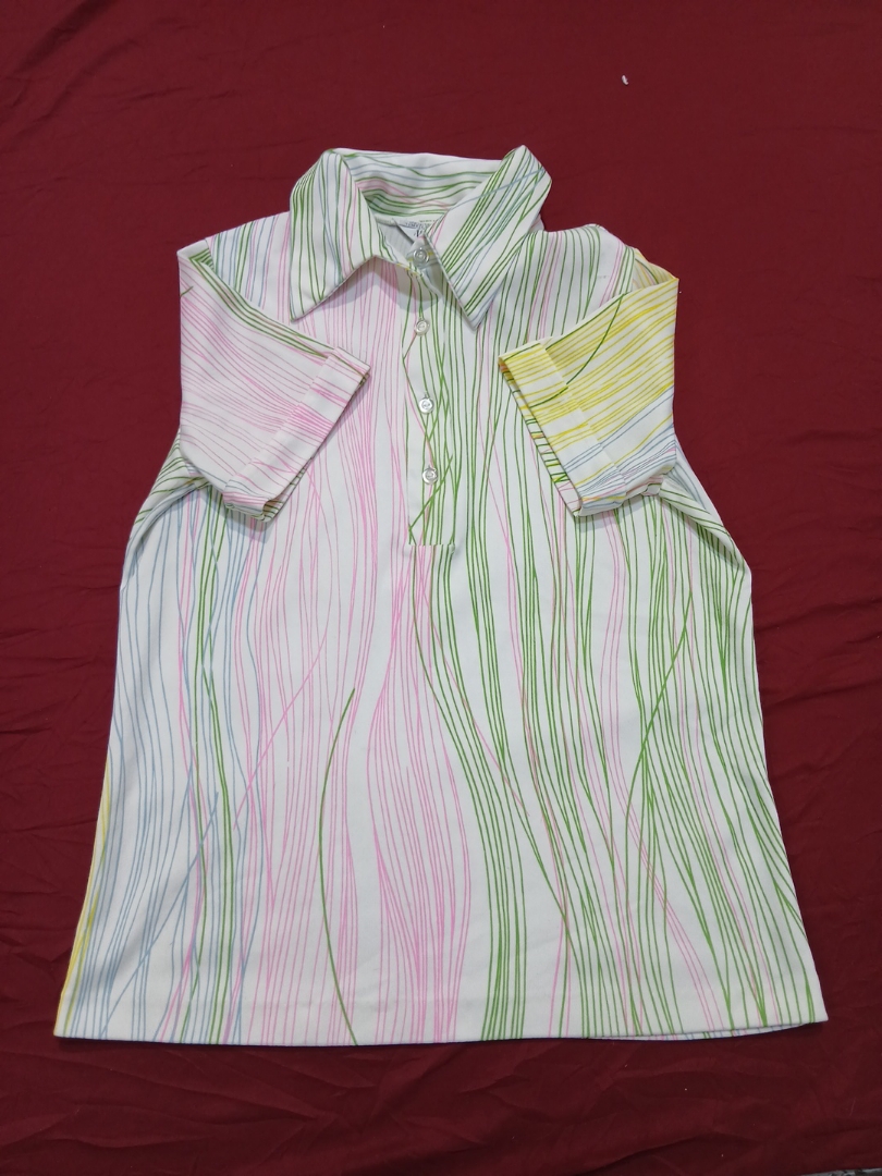 Striped Sleeveless Shirt