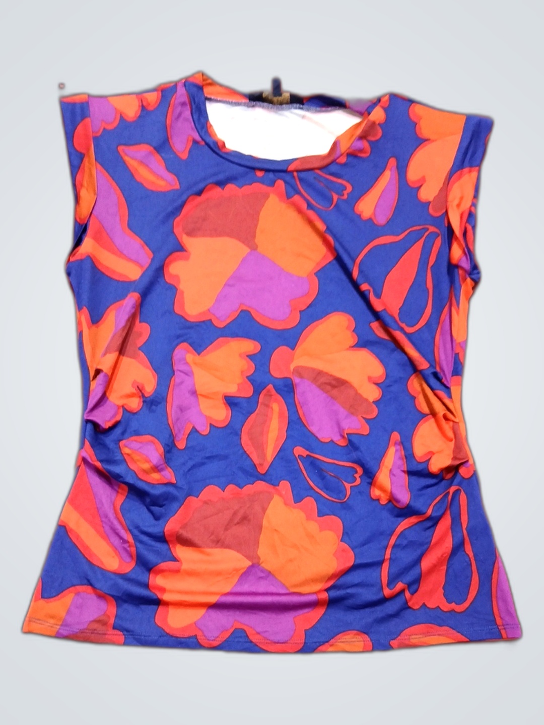 Top Sem Mangas Floral