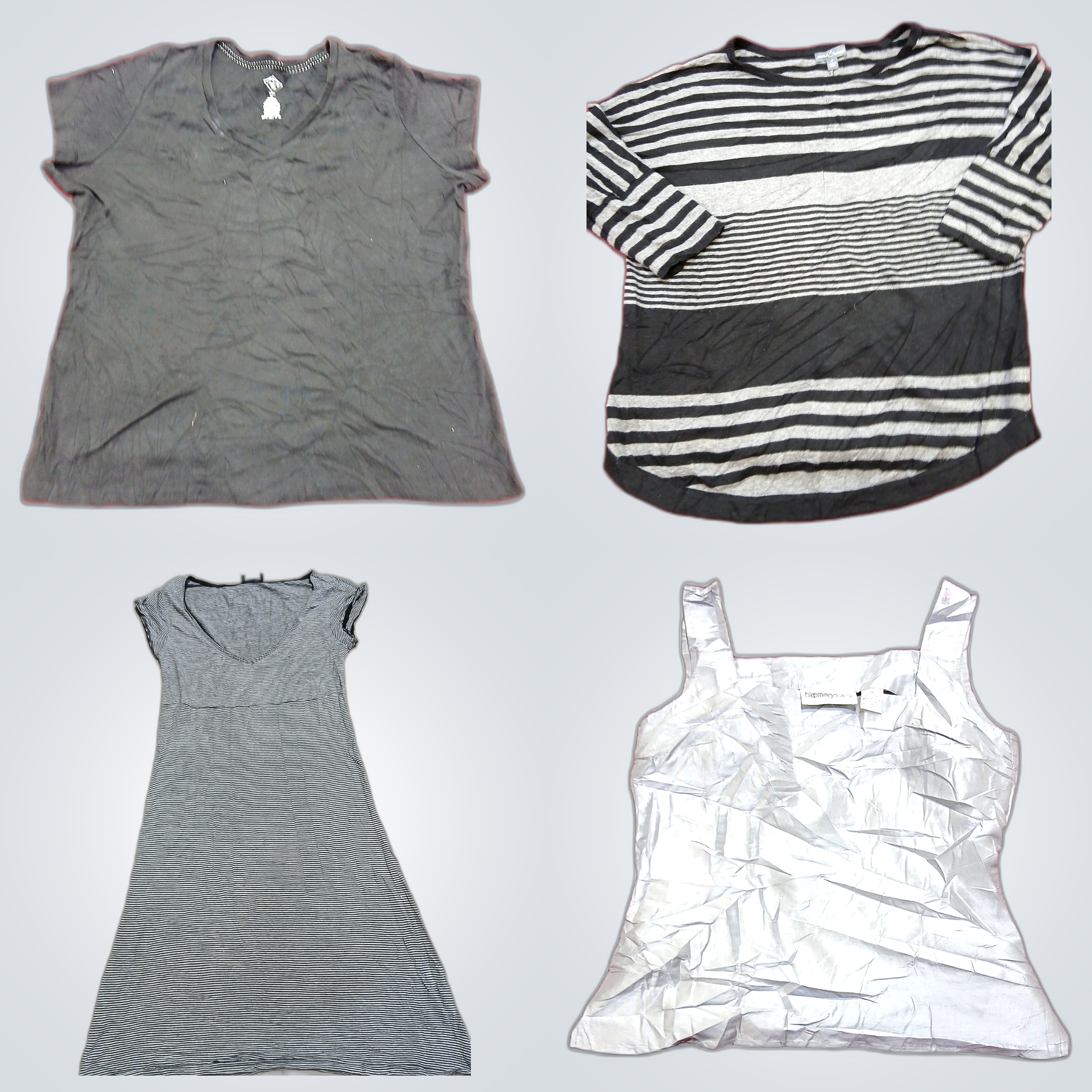 「Zara、Mango & More トップブランドバンドル - 10ピース女性ファッションロット」