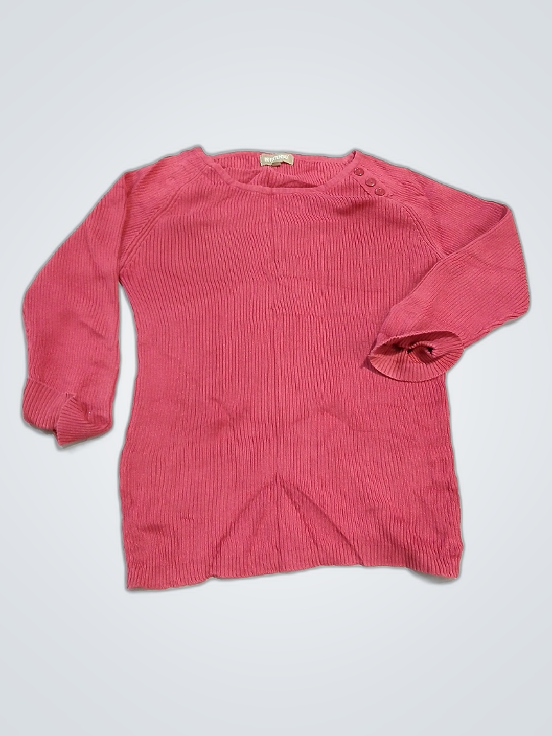 Suéter de Malha Pink IN EXTENSO