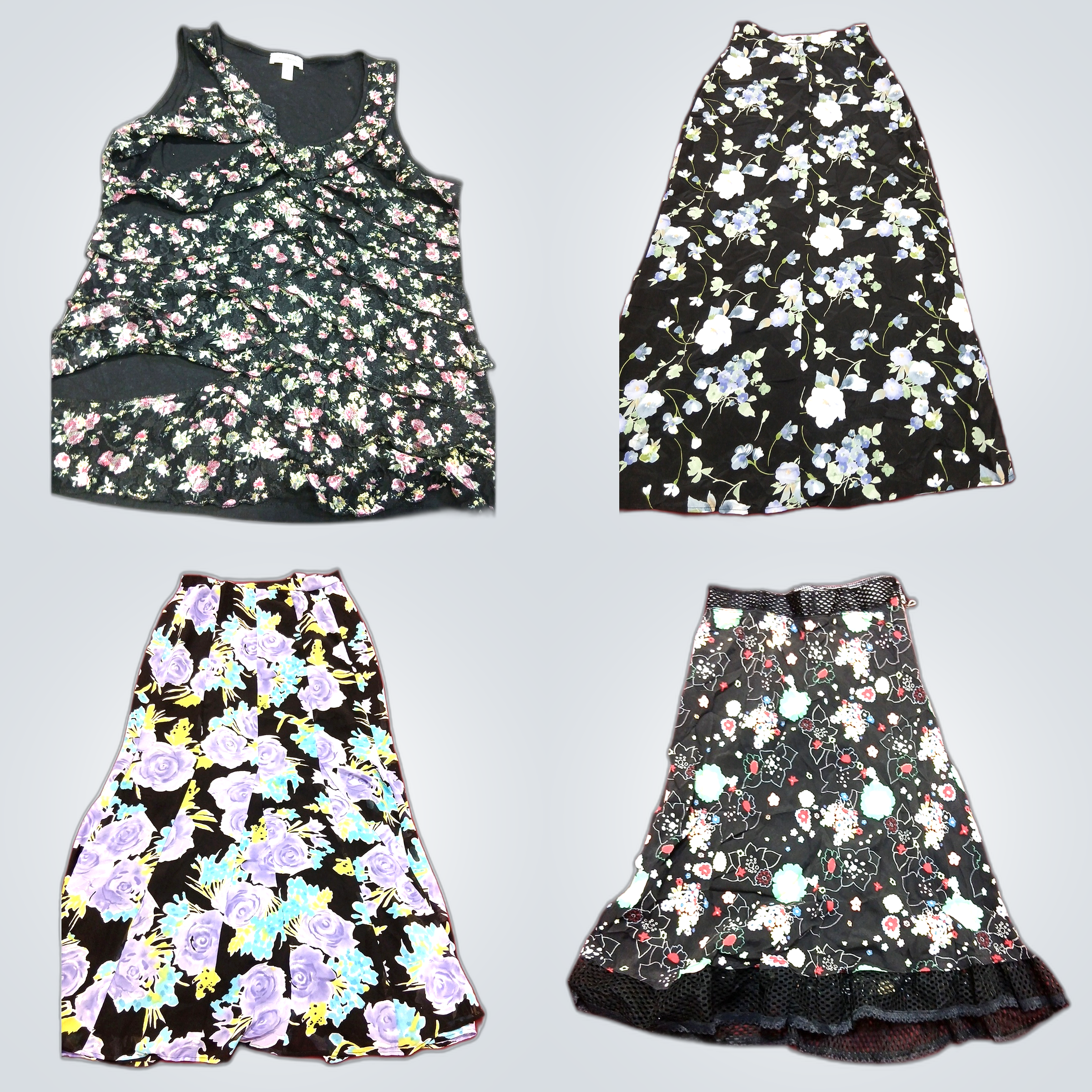 Vintage Floral Dresses & Skirts Bundle - Coldwater..