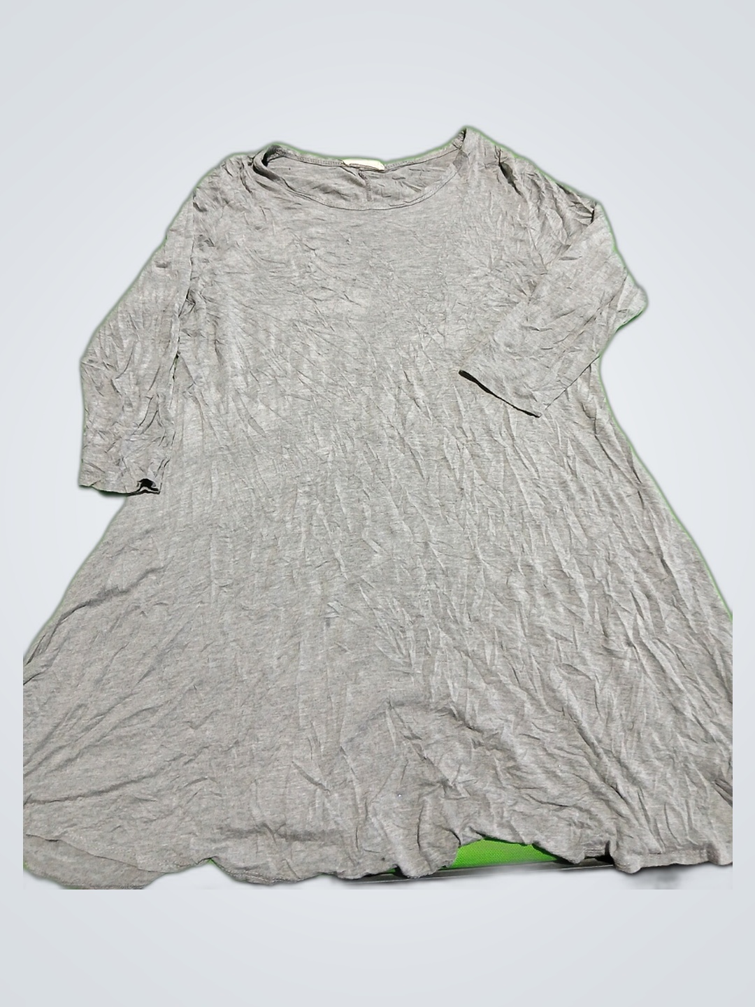 Vestido T-Shirt Cinza