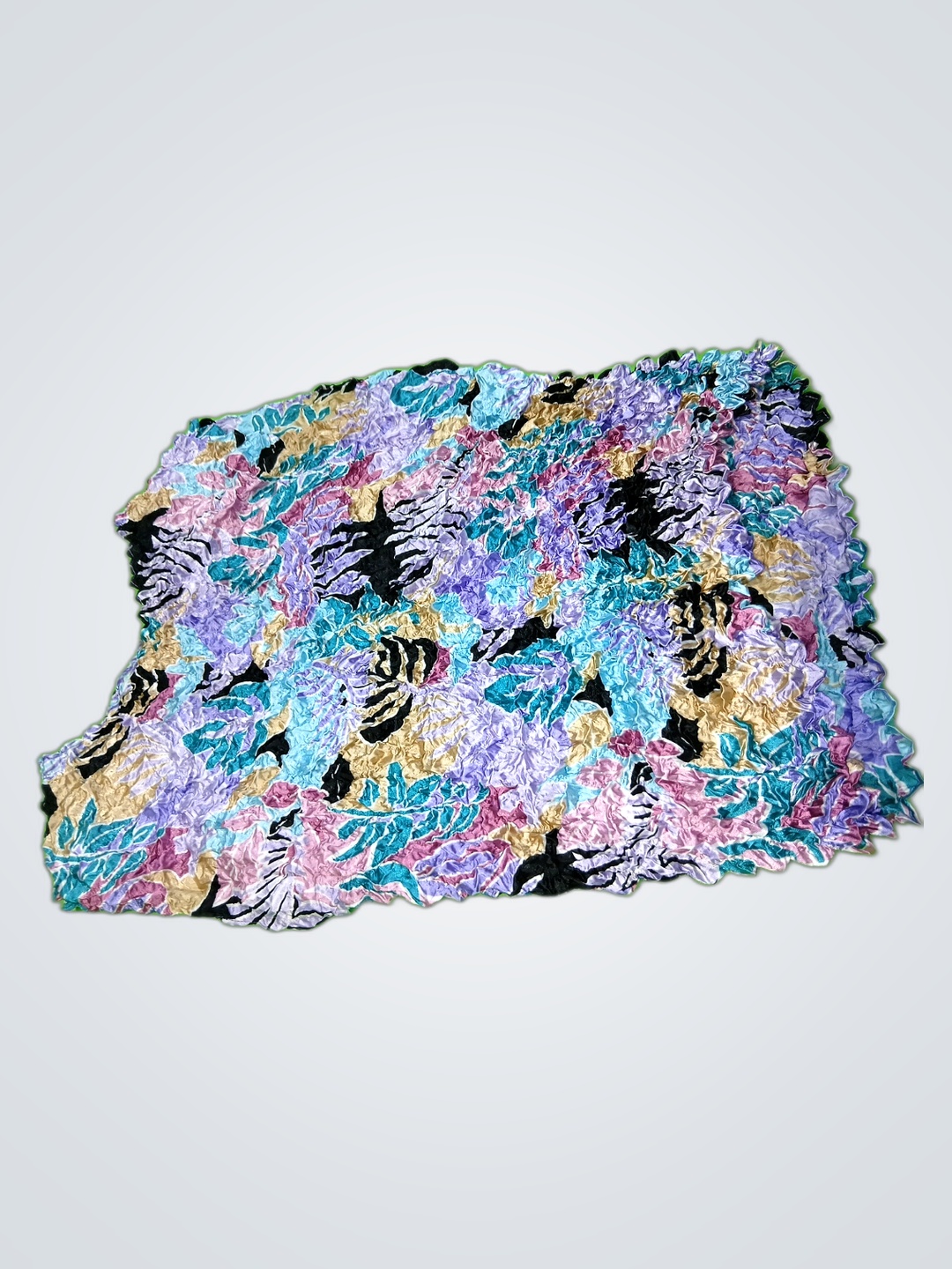 Ruffled Floral Fabric
