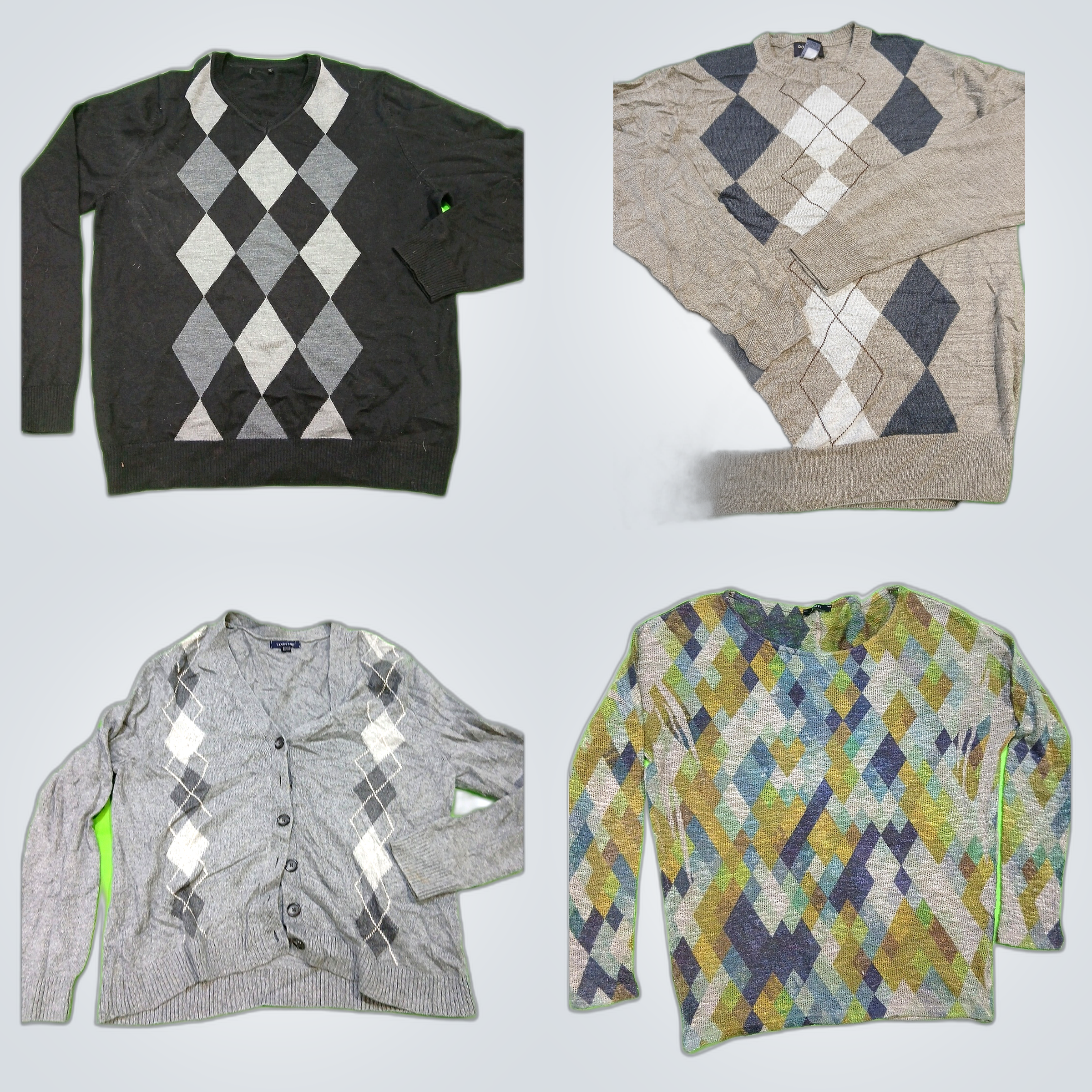 Argyle & Plaid Sweater Bundle: ebuli, Lands' End, ..