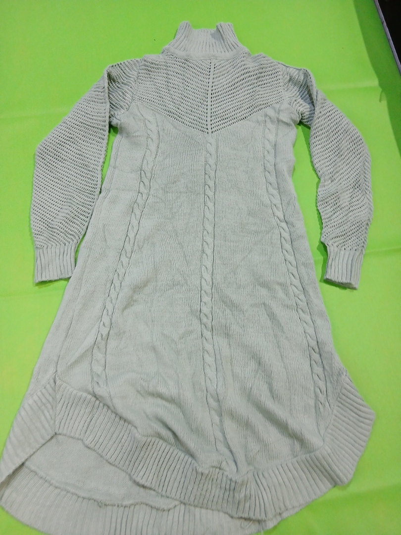 Abito maglione grigio