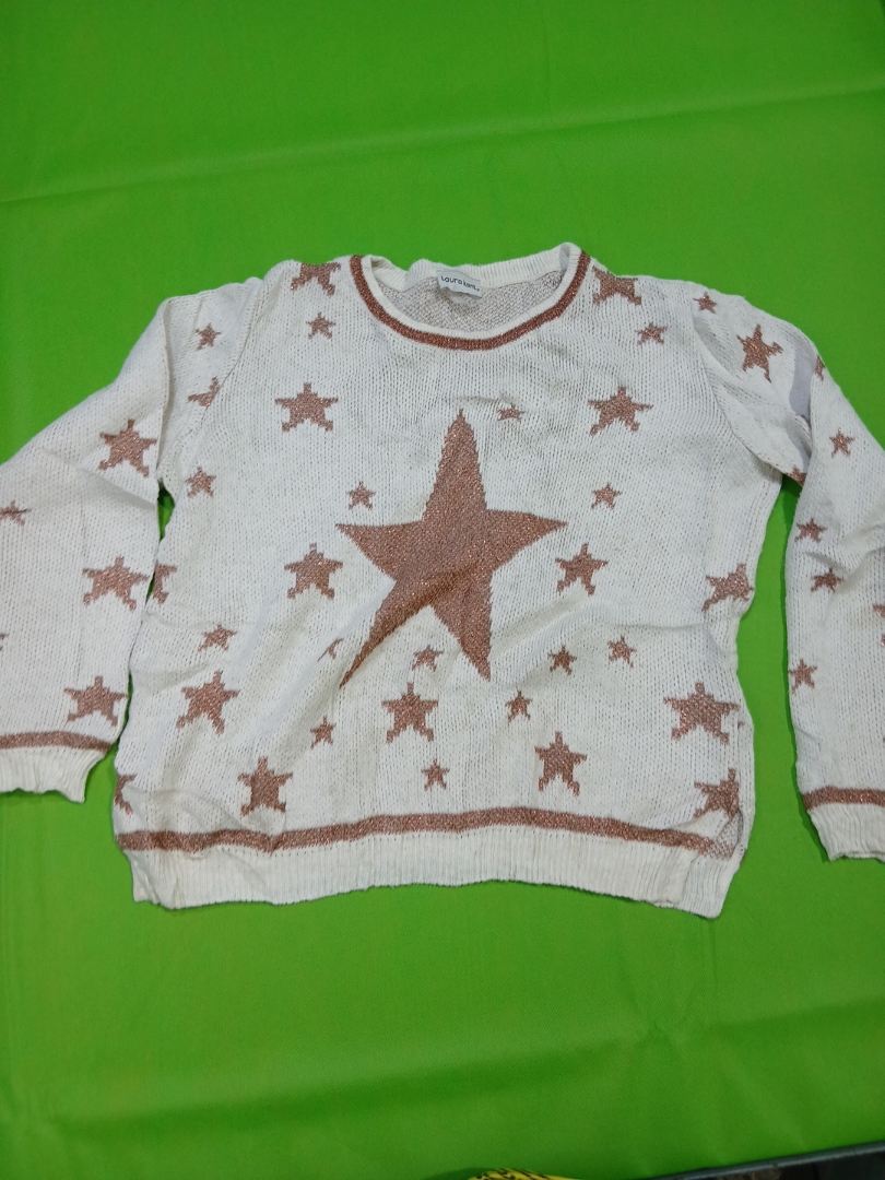 Suéter com Padrão de Estrela Laura Kent