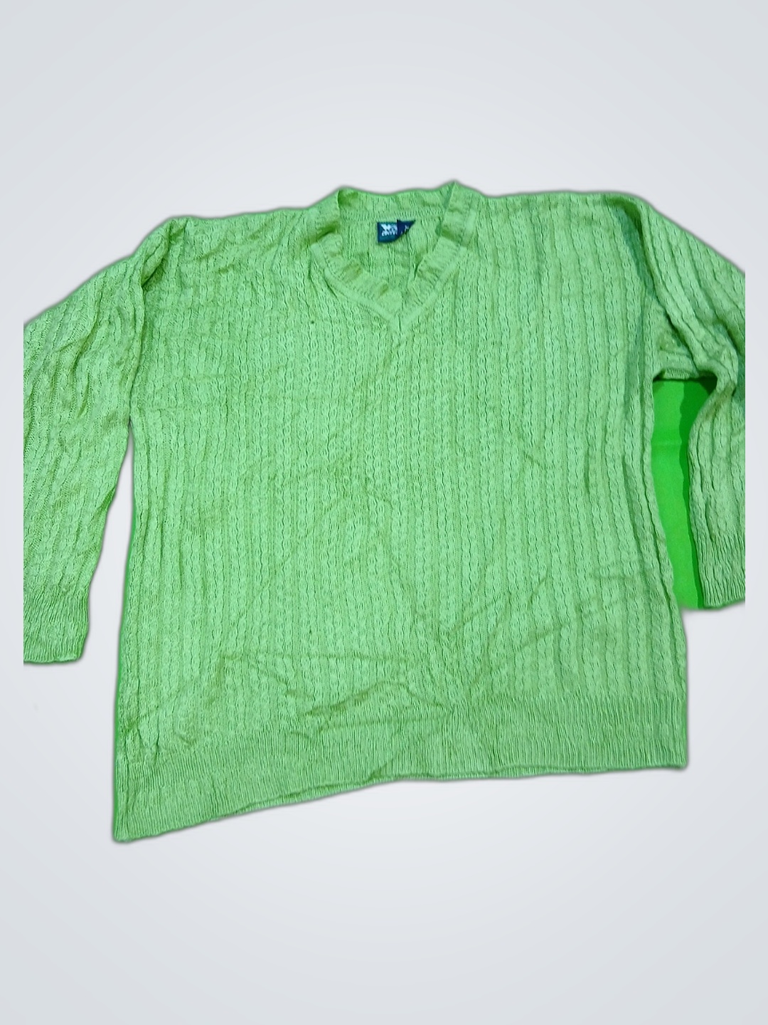 Maglione Verde a Maglia