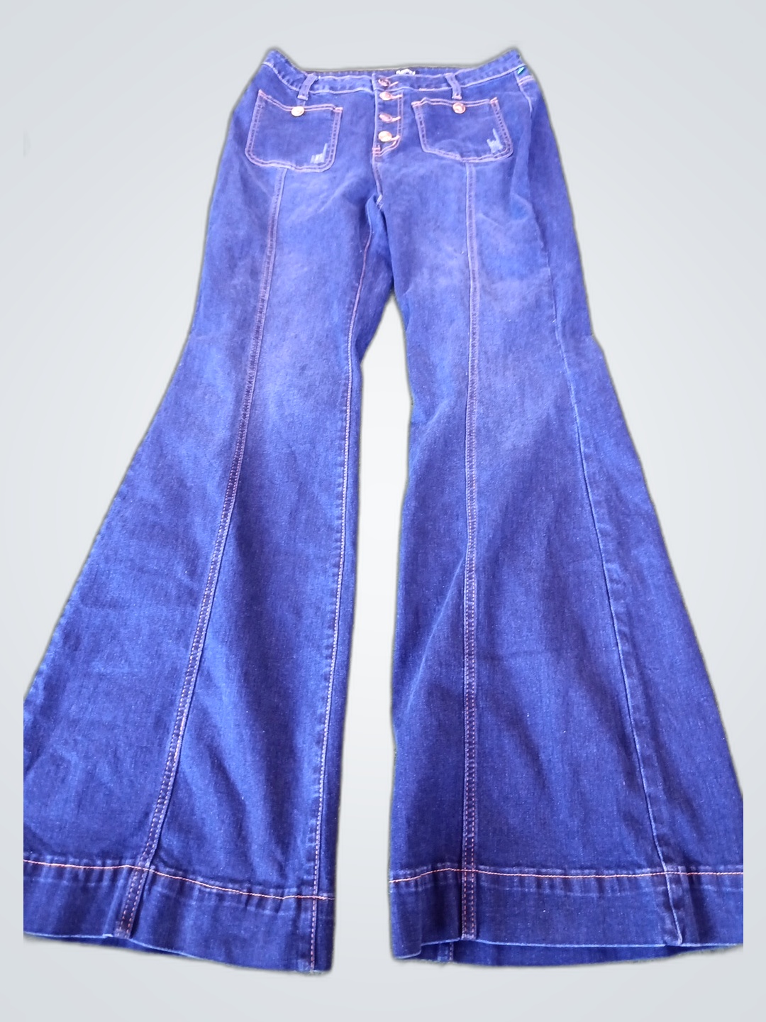 Flaming Als Blue Denim Jeans