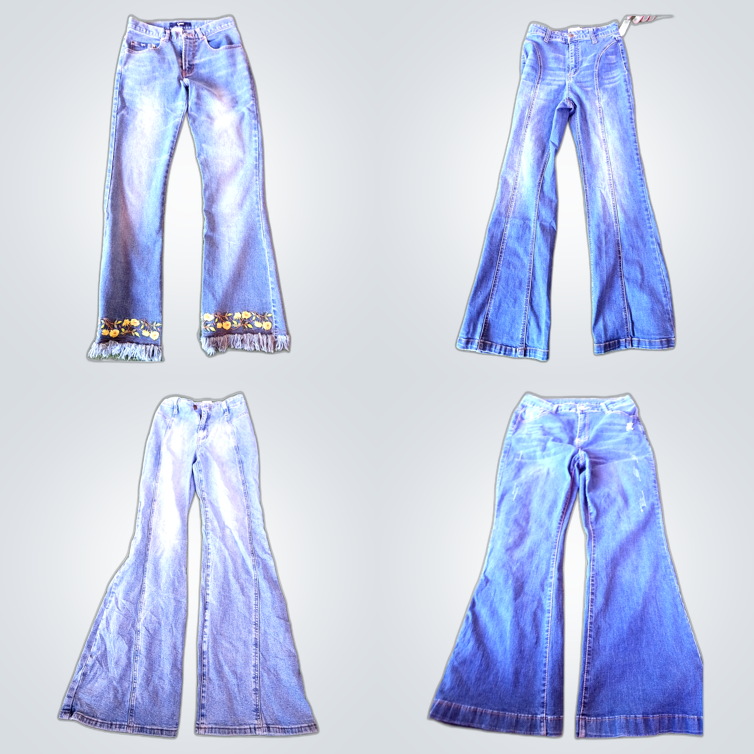 Pacote de Jeans Flare - Sem Marca, Nós o Povo, Yag..