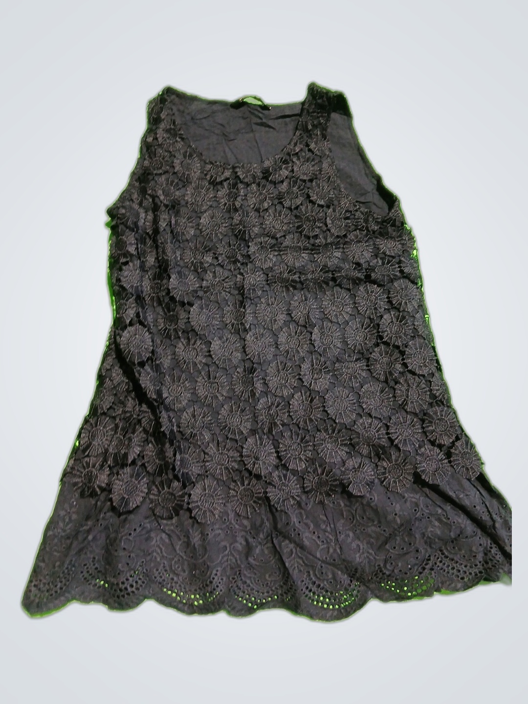 Schwarzer Spitzenrock