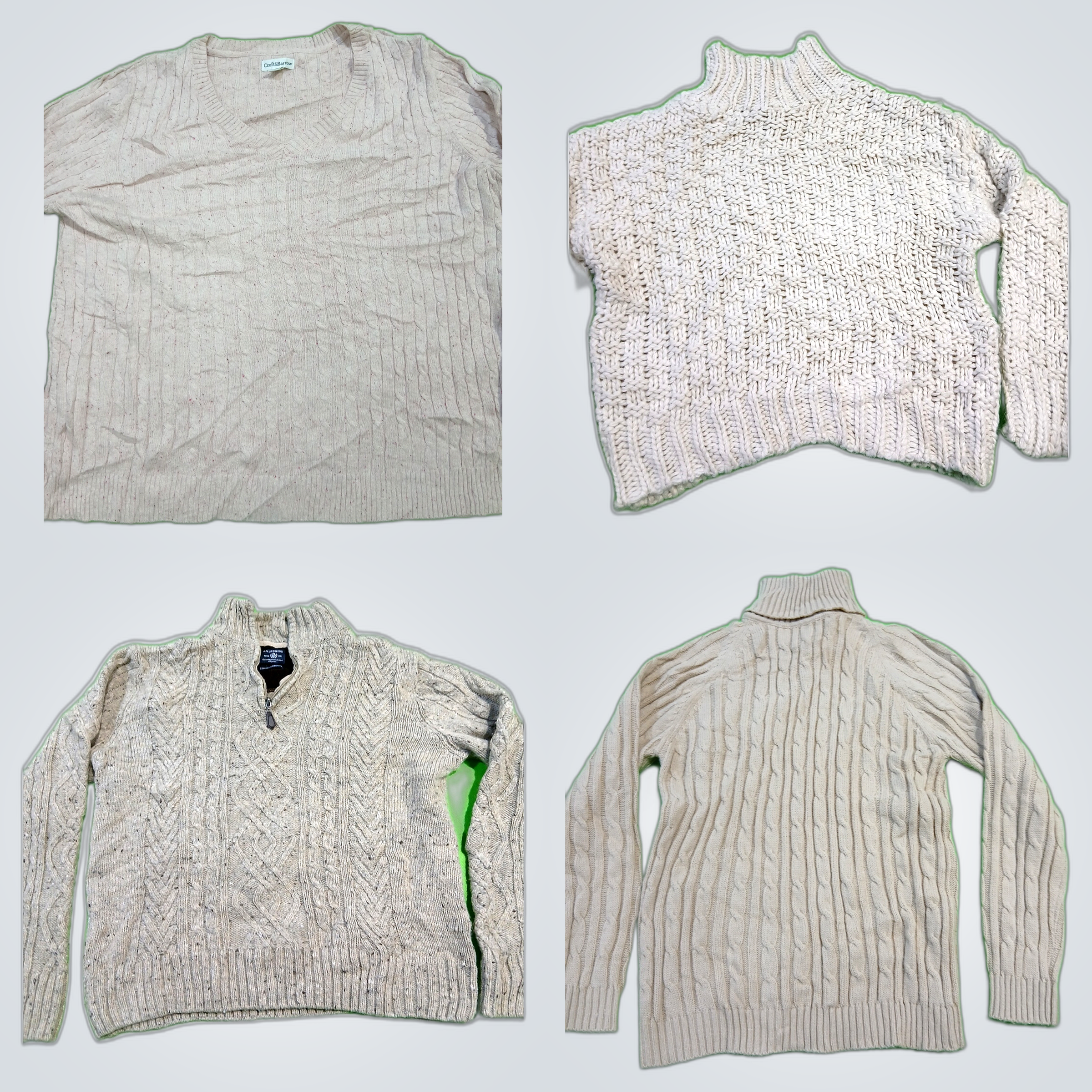 Designer Sweater Bundle: A.W. DUNMORE, WEATHERPROO..