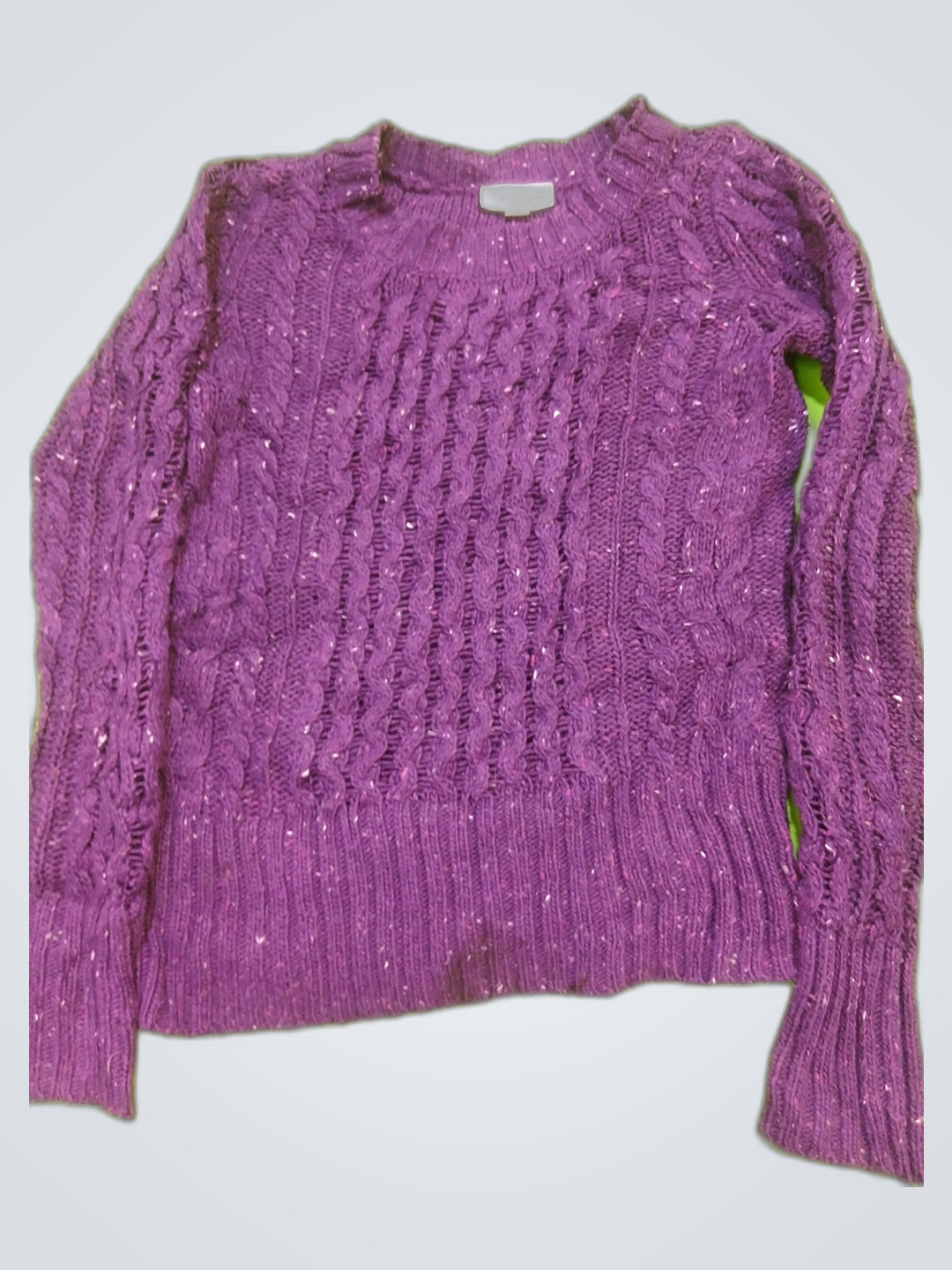 St. John's Bay Purple Knit Sweater