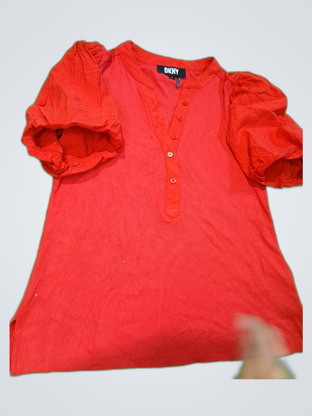 DKNY Red Blouse