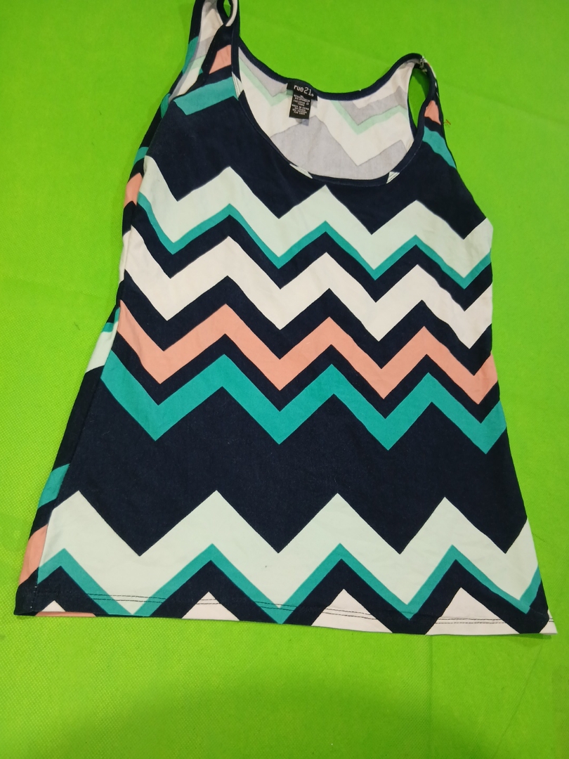 rue21 Chevron Pattern Tank Top