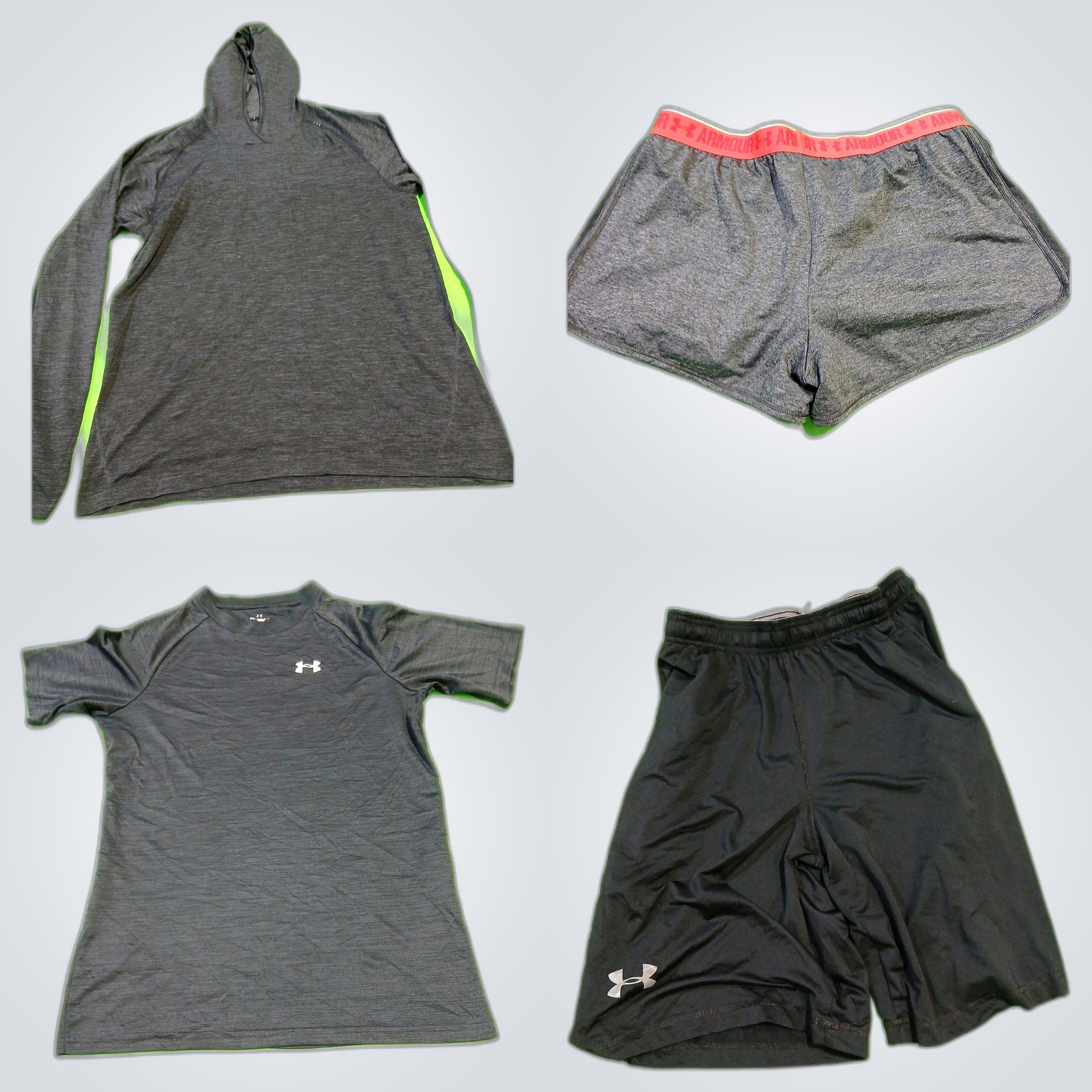 Conjunto de Shorts Y2K Under Armour