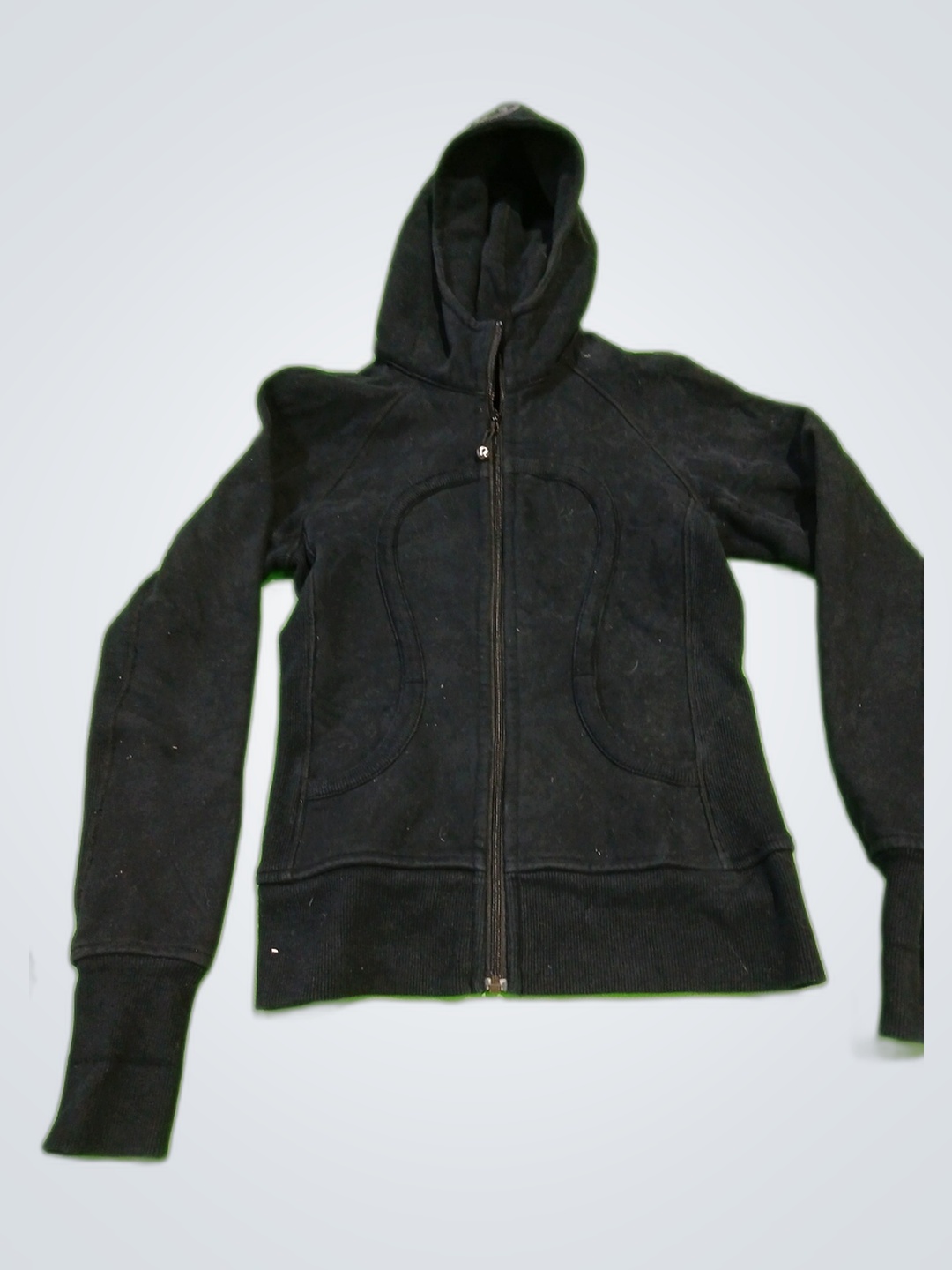 Lululemon schwarzer Zip-Up Hoodie