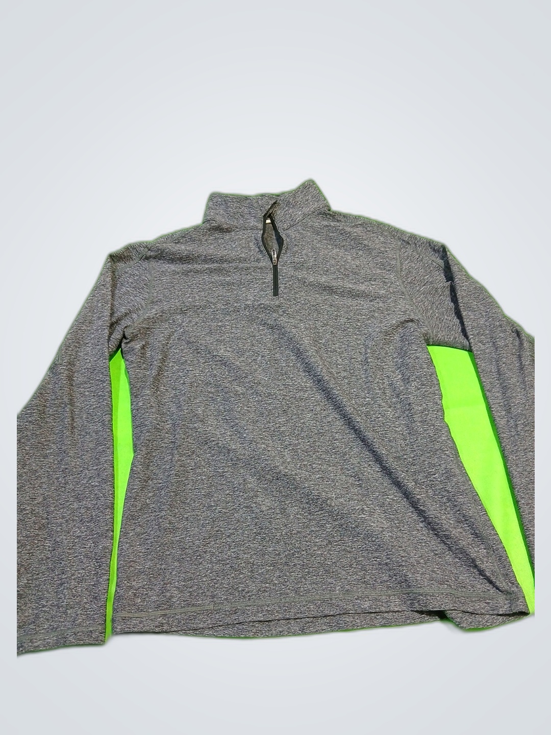 Lululemon Gray 1/4 Zip Knit Top