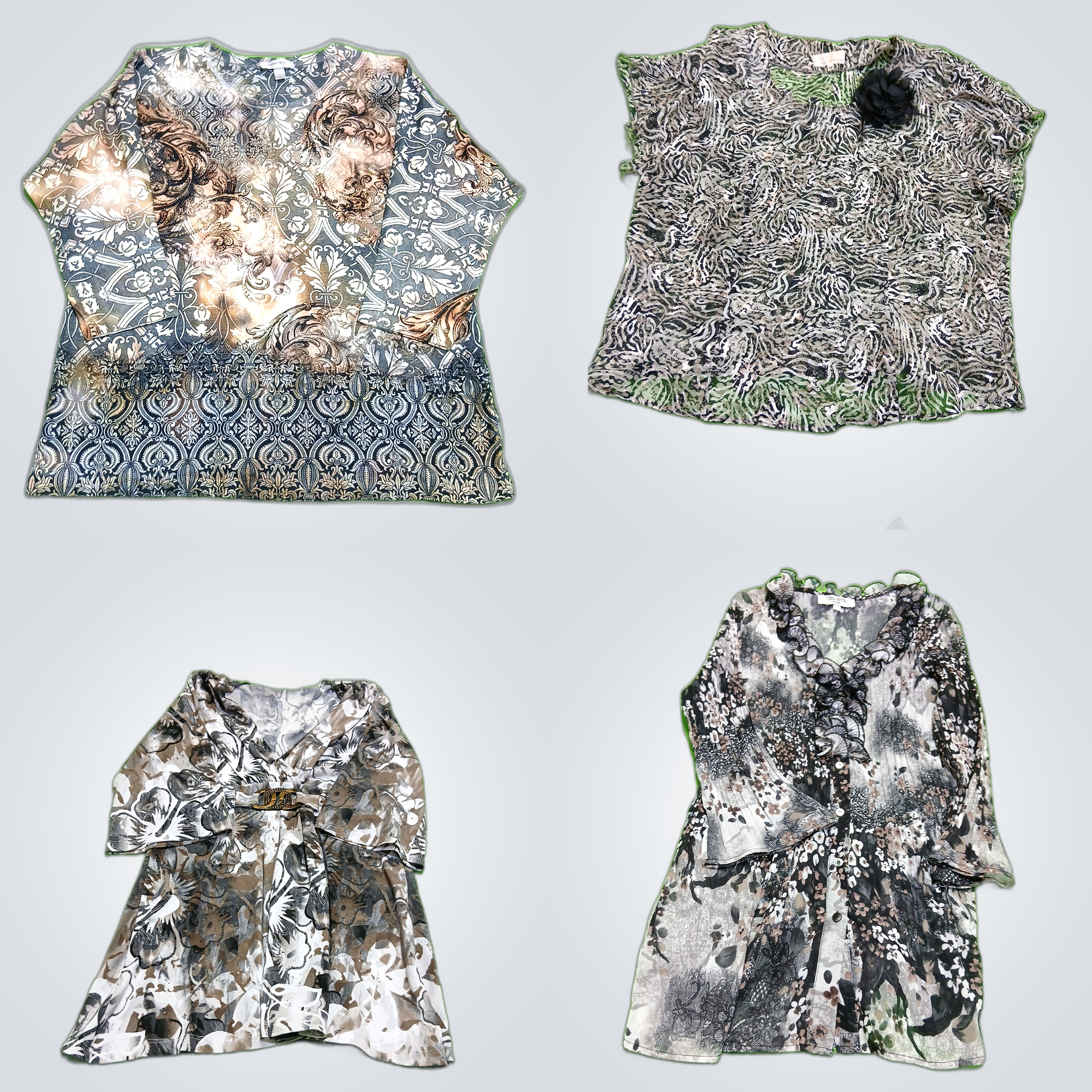 Y2K Floral Blouses Bundle