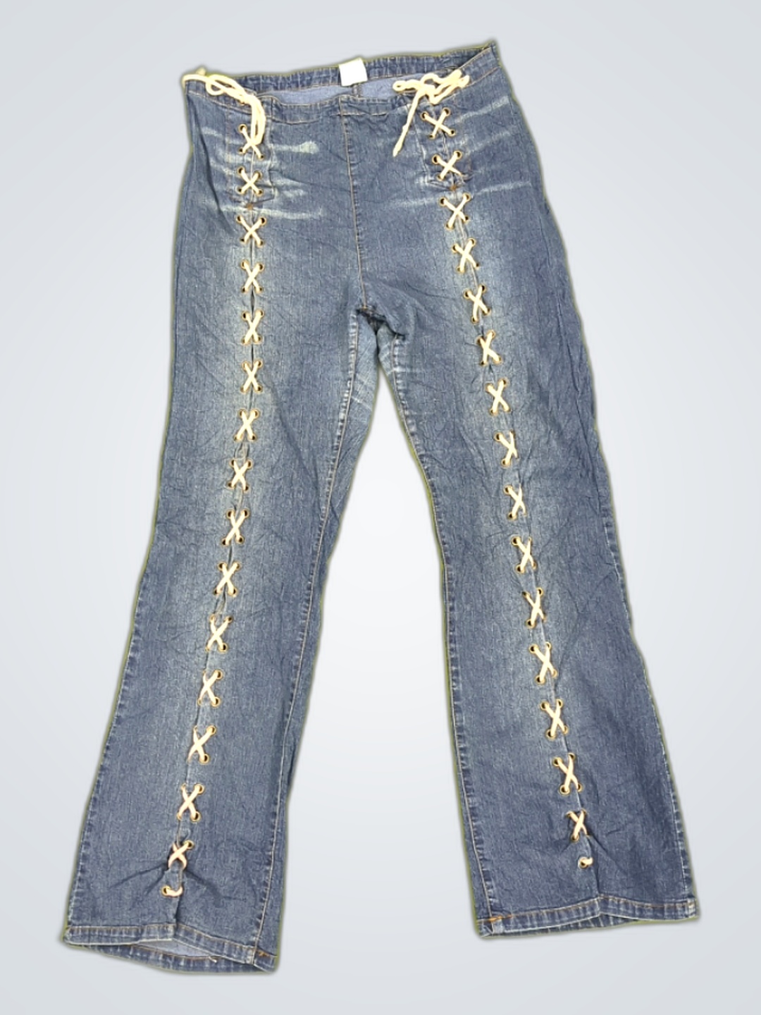 Calças de Jeans Listradas Lateral 725 Originals