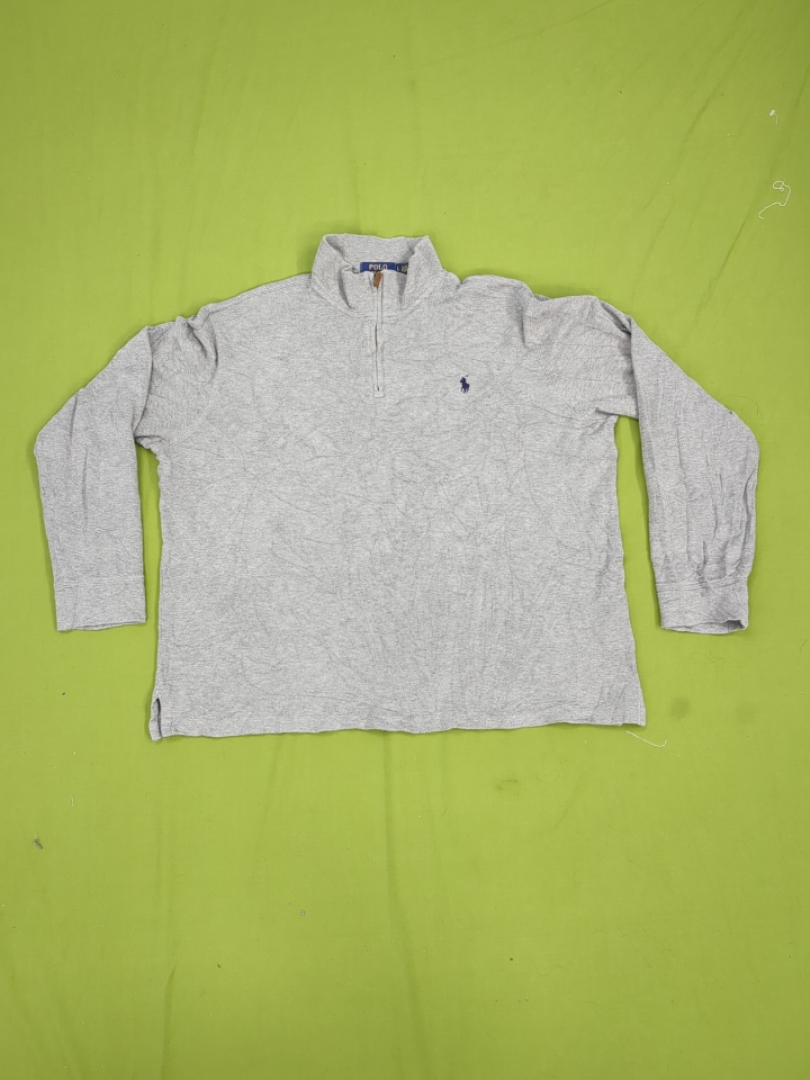 Polo Ralph Lauren Graues Langarmhemd