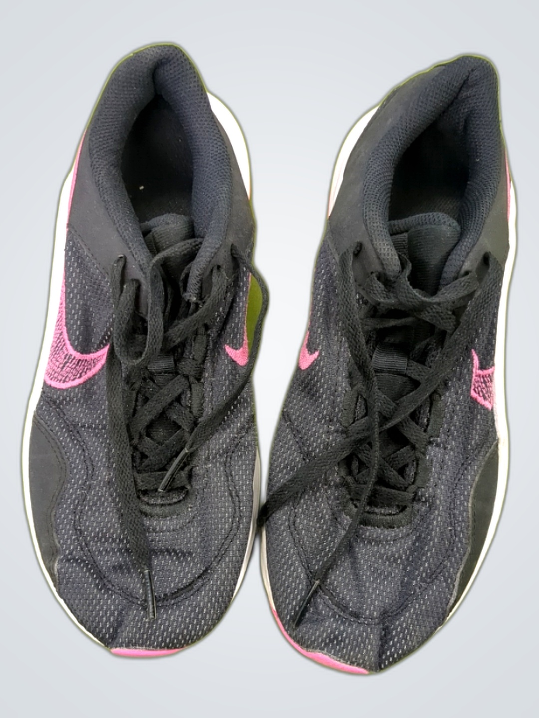 Baskets Nike Noires Roses