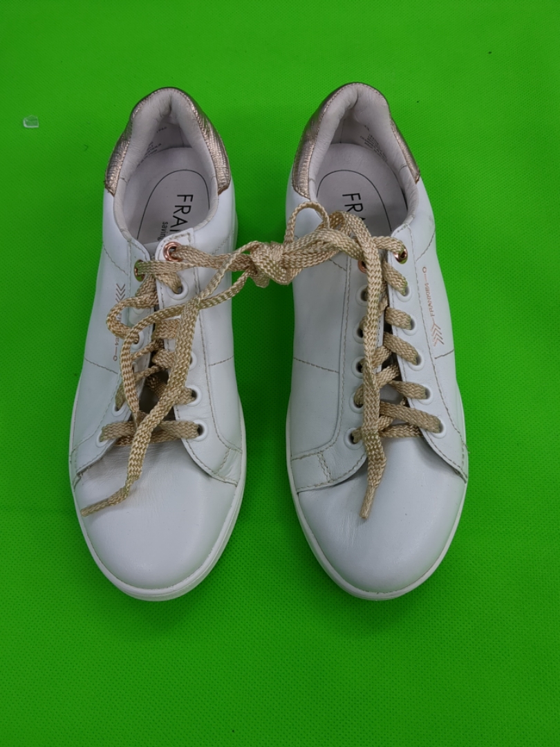 Francesco Jackie III White Leather Sneakers