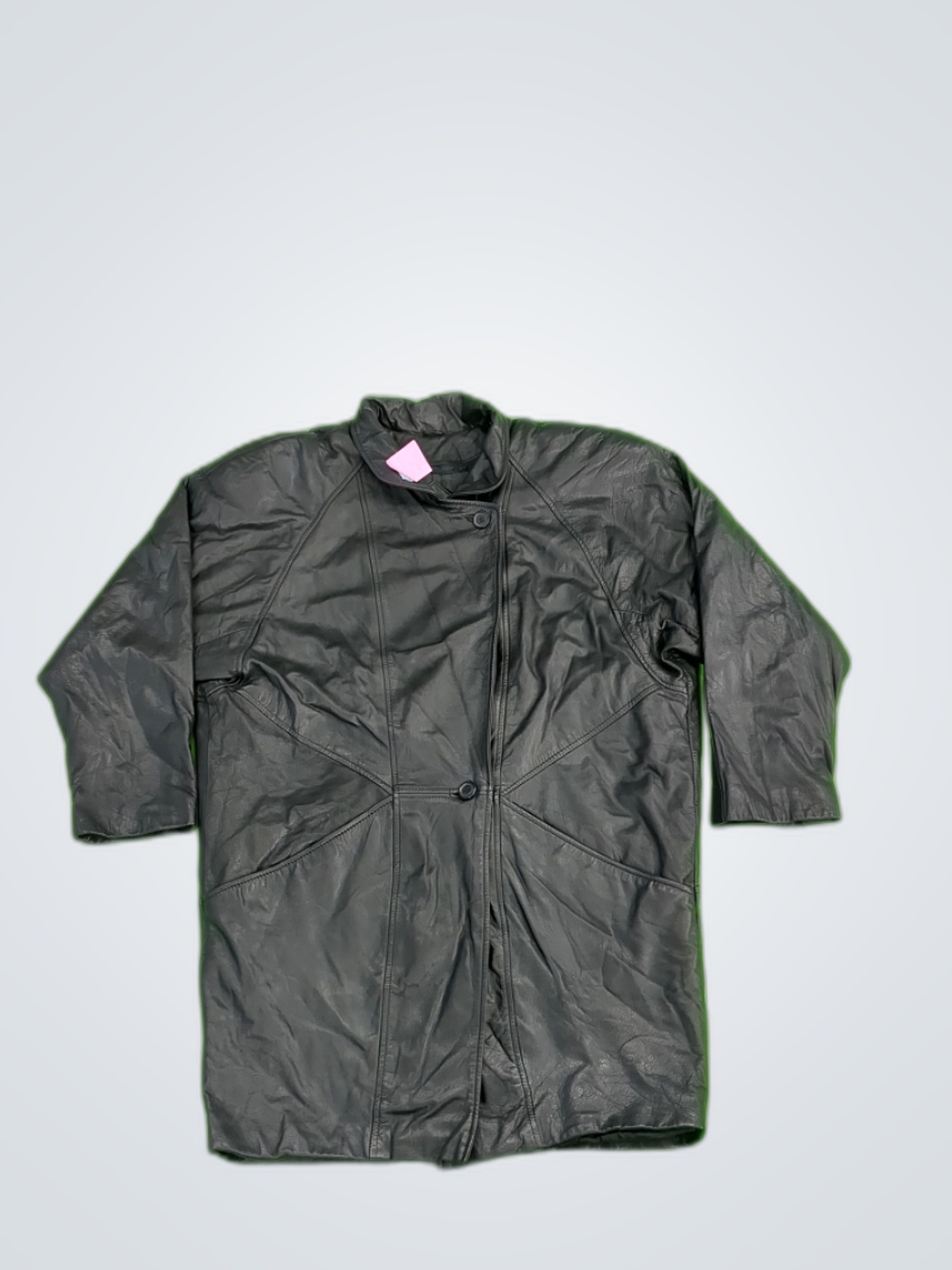 OTELLO PELLE Black Leather Jacket