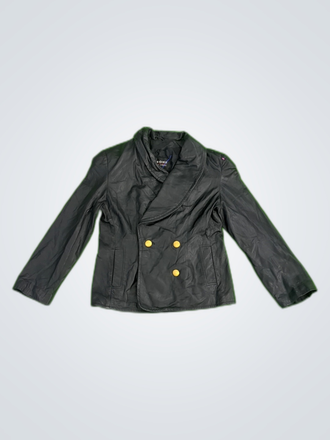 Wilsons Black Leather Jacket