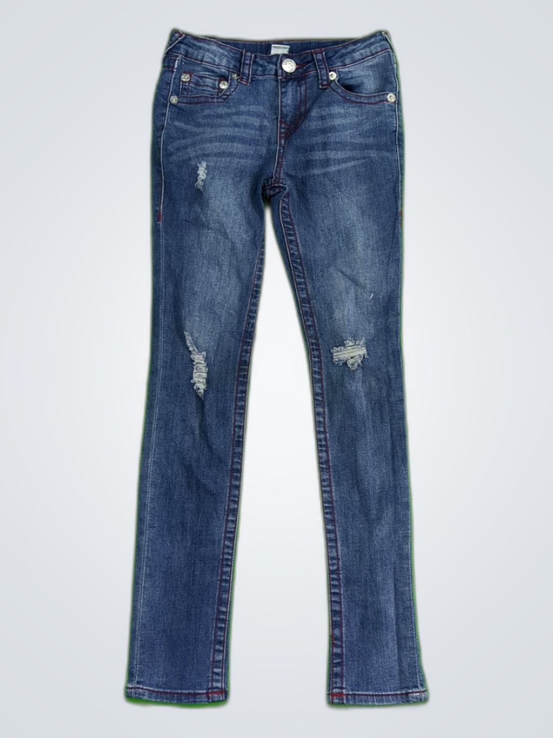 True Religion Distressed Skinny Jeans