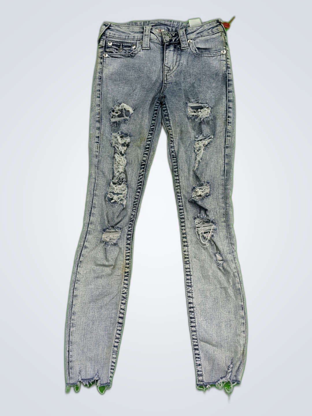 True Religion Distressed Skinny Jeans