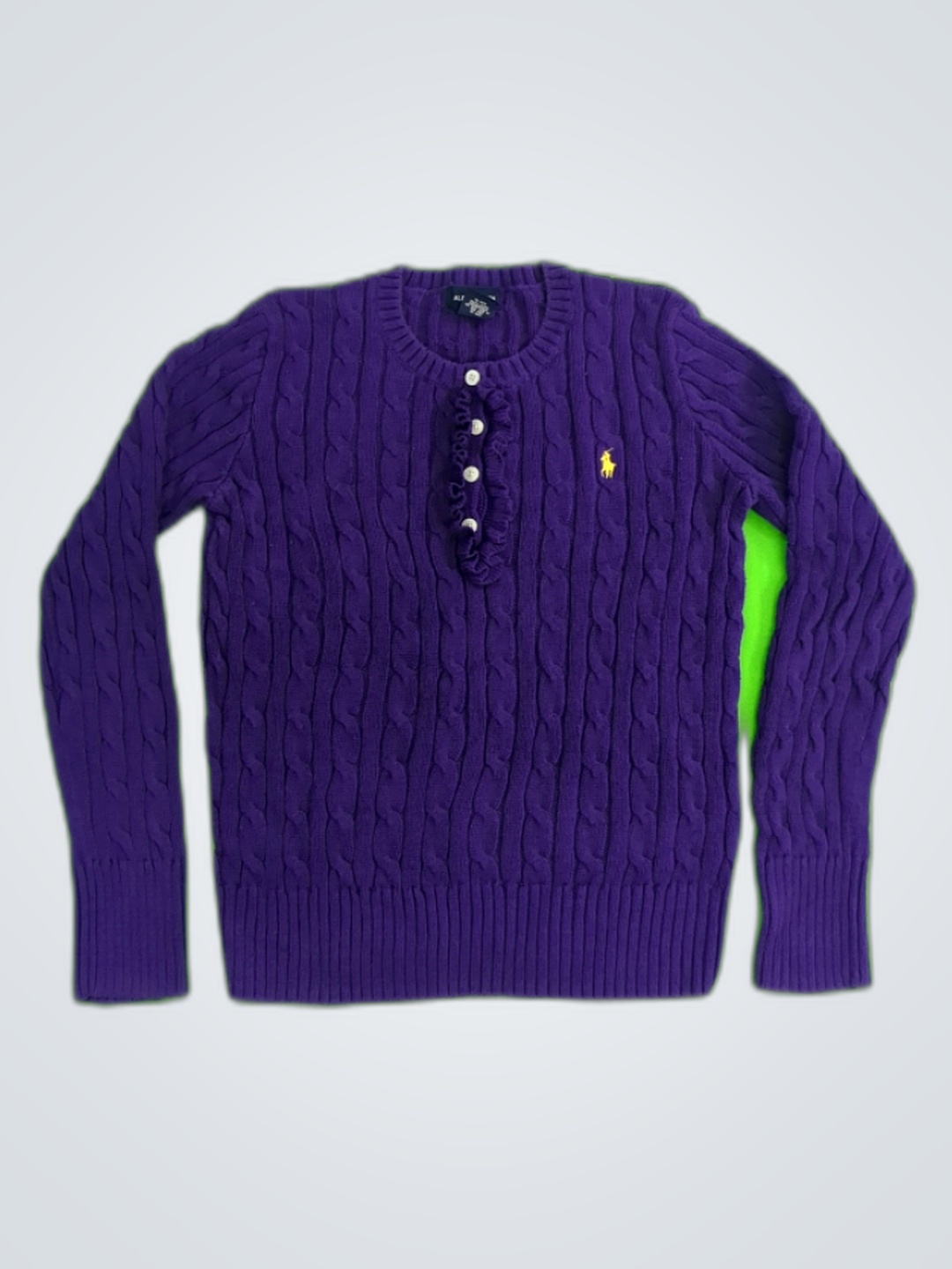 Ralph Lauren Purple Knit Sweater