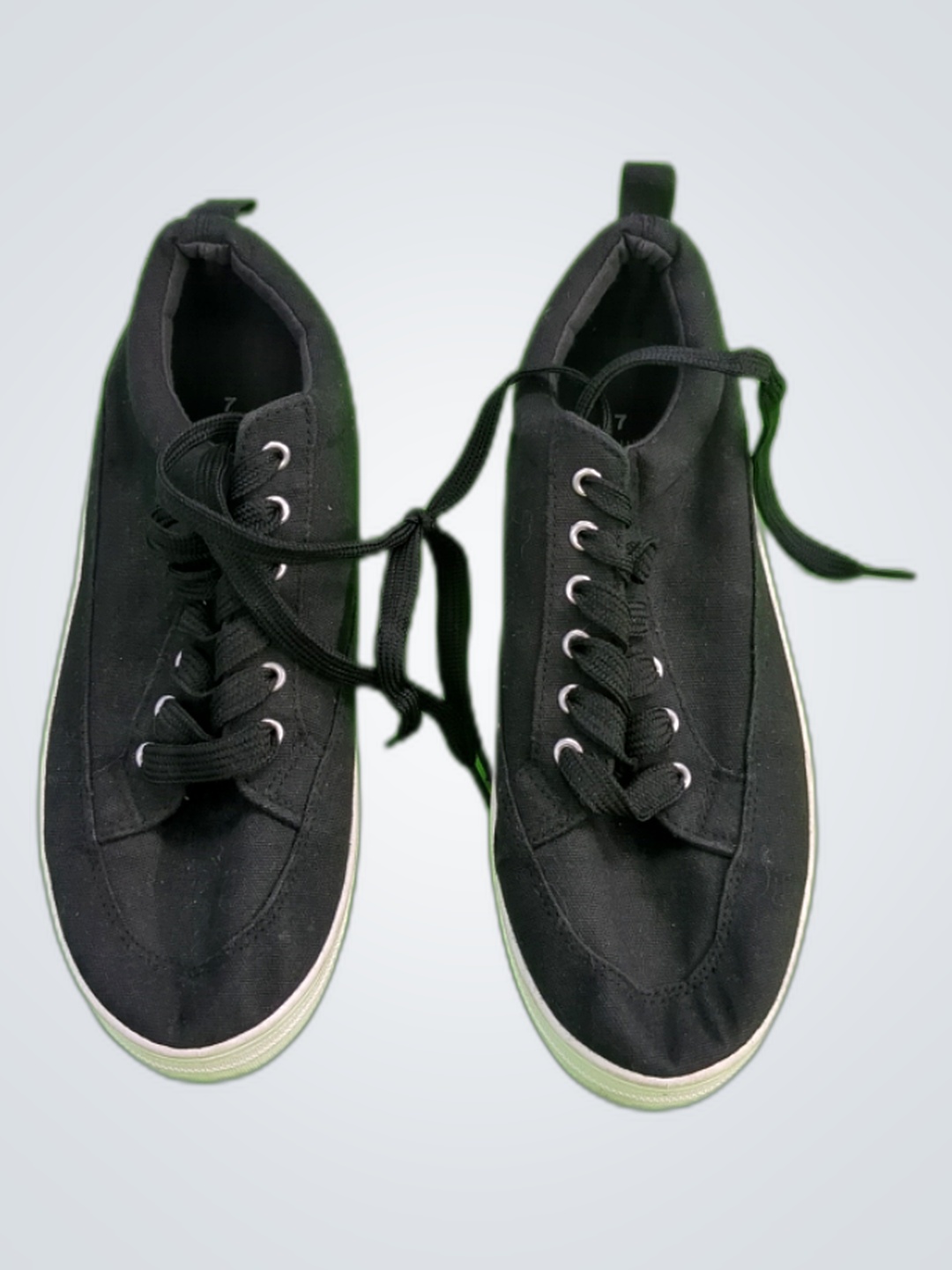 Black Canvas Sneakers