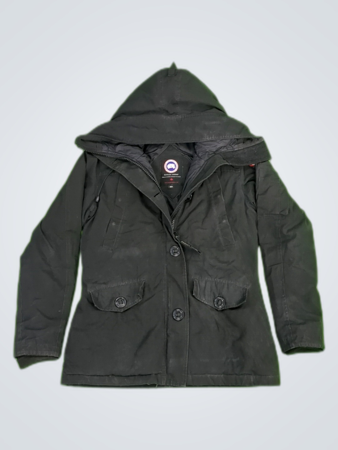 Canada Goose Black Hooded Jacket