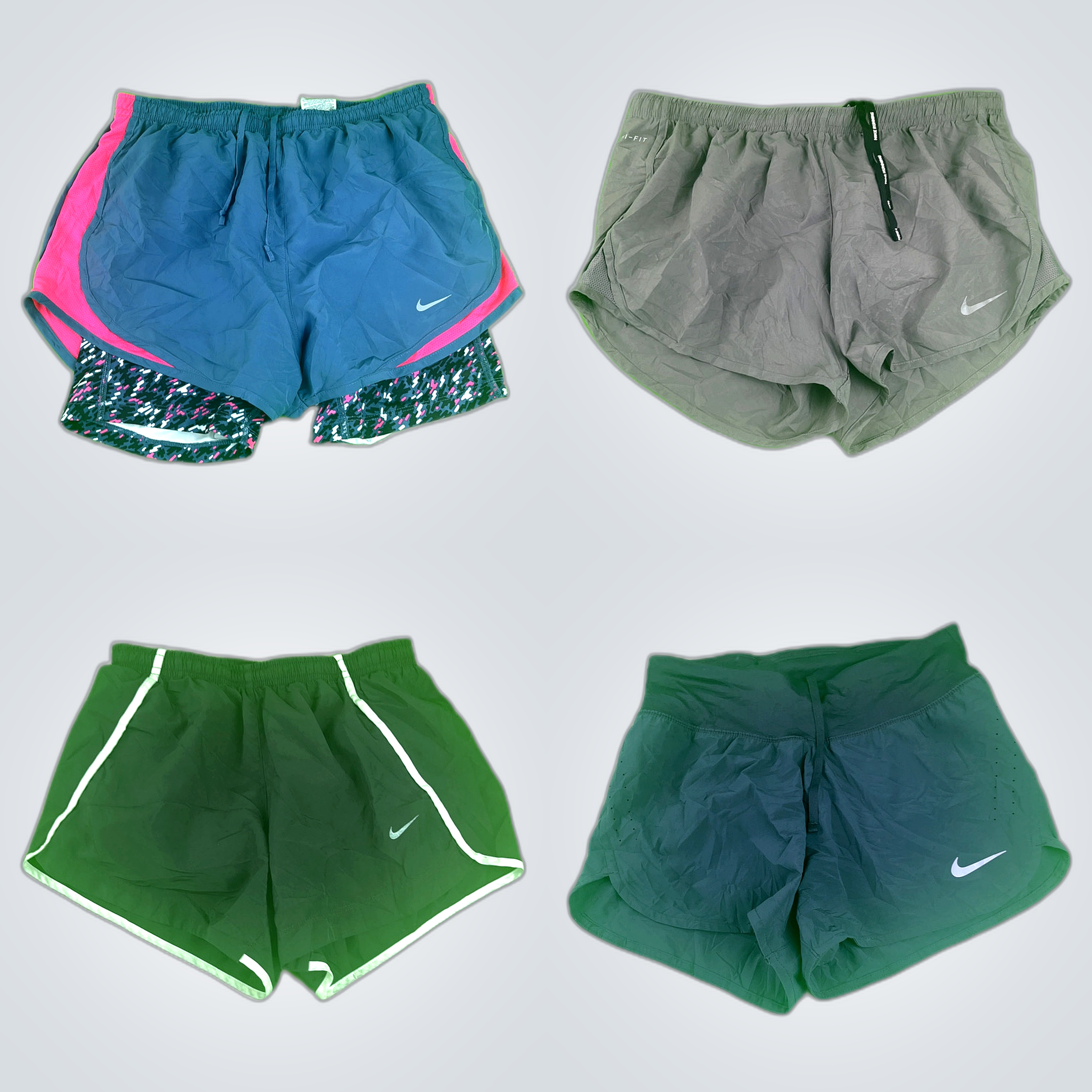 Ensemble de 10 Shorts en Nylon Nike - Shorts de Co..