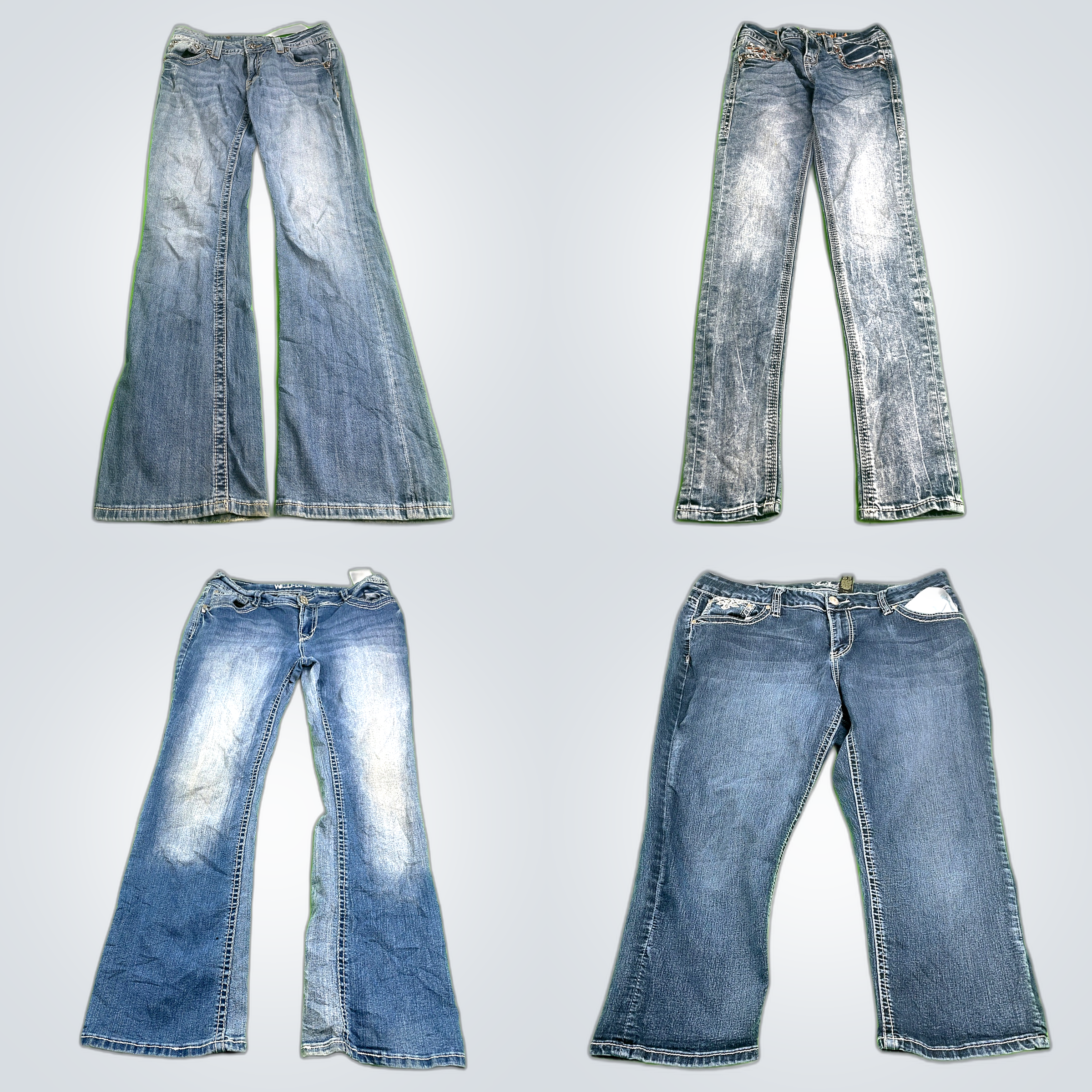 Lot de jeans en denim True Religion, Rock Revival ..