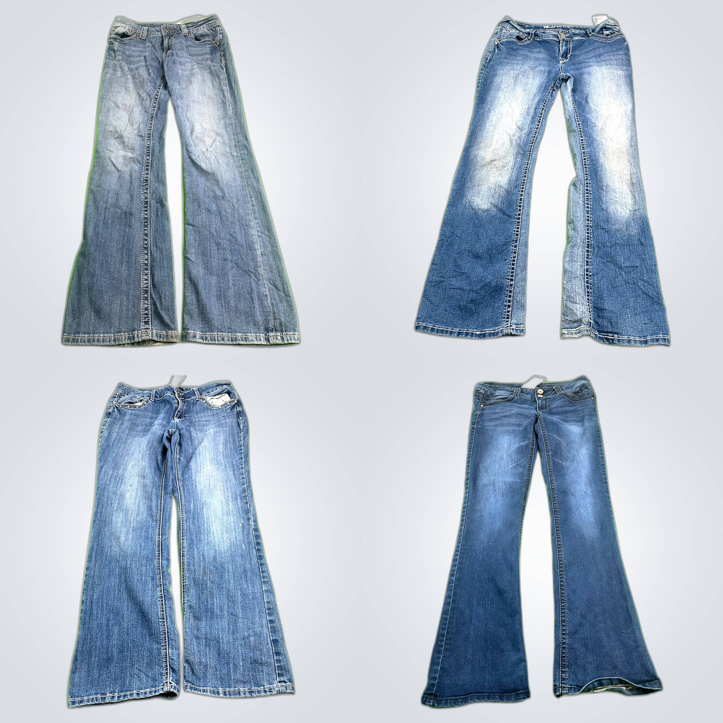Pack de jeans bootcut Y2K