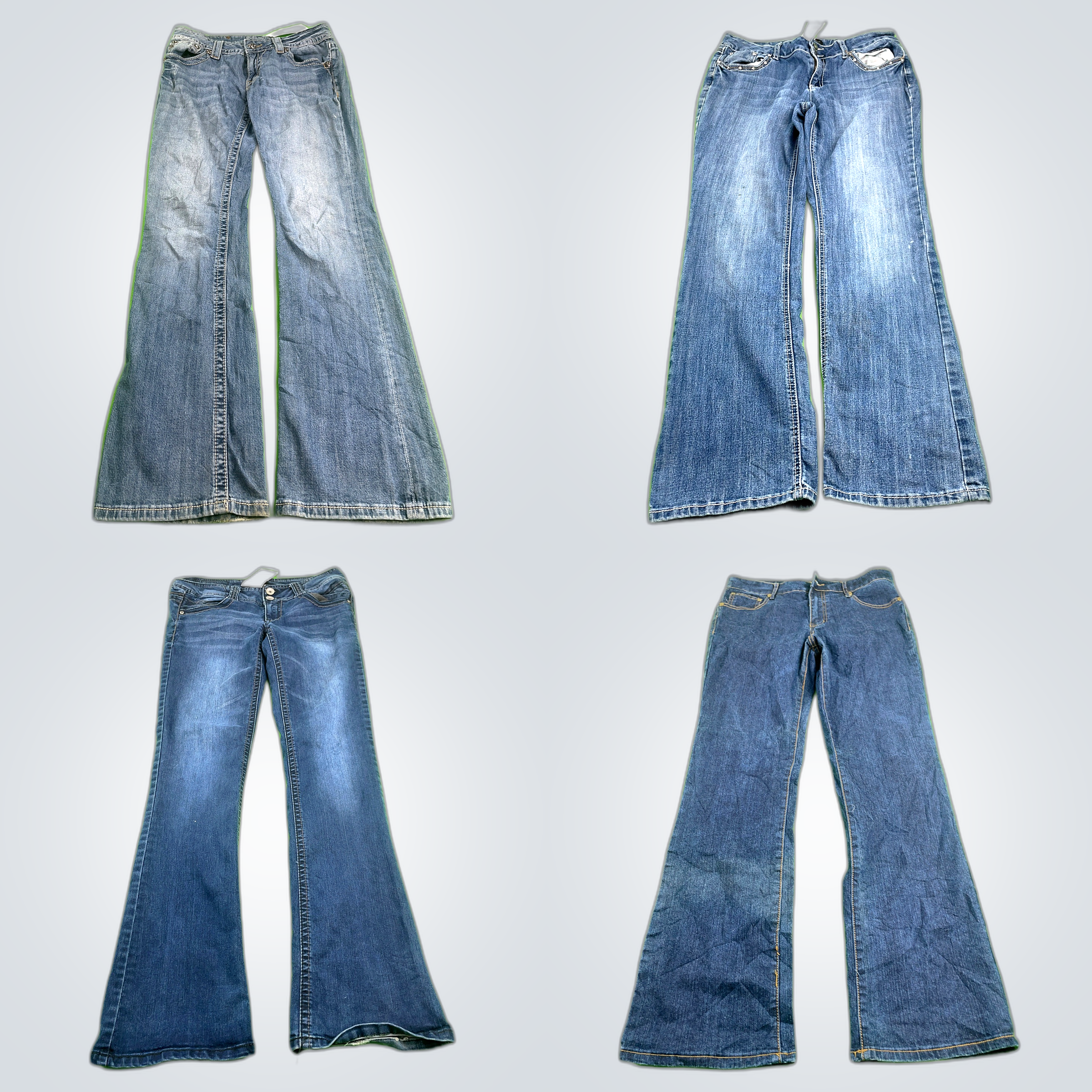 Vente de jeans bootcut Y2K