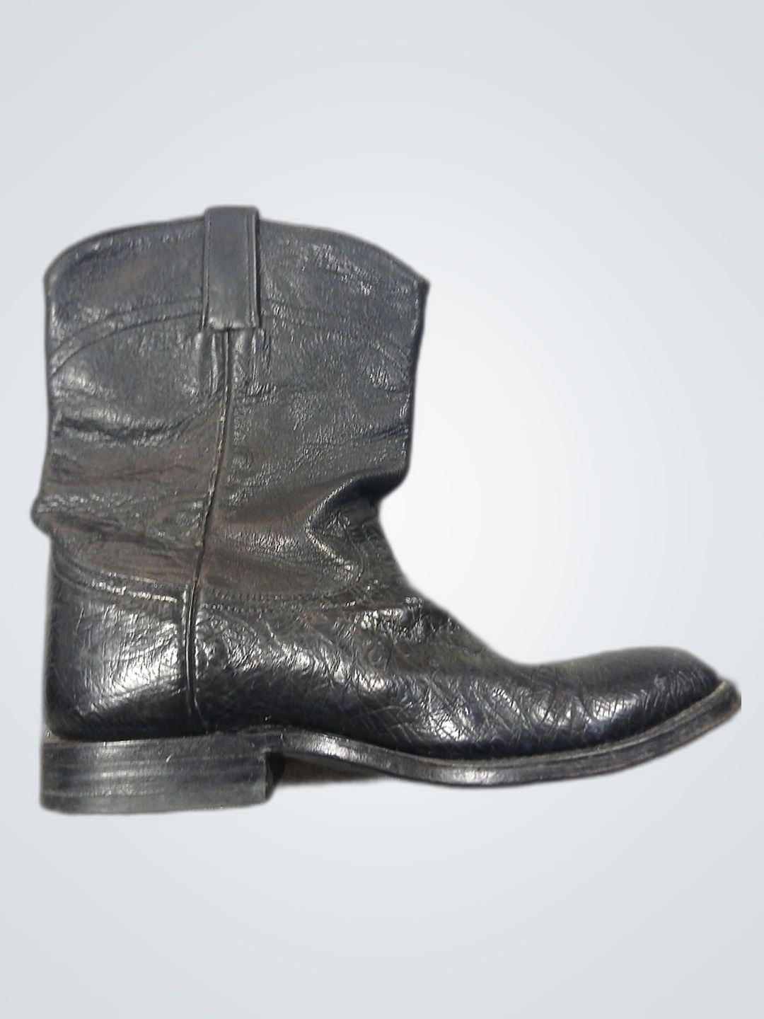 Botas de vaquero de cuero negro
