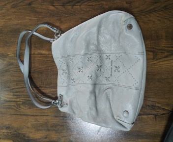 Michael Kors Grey Leather Tote Bag