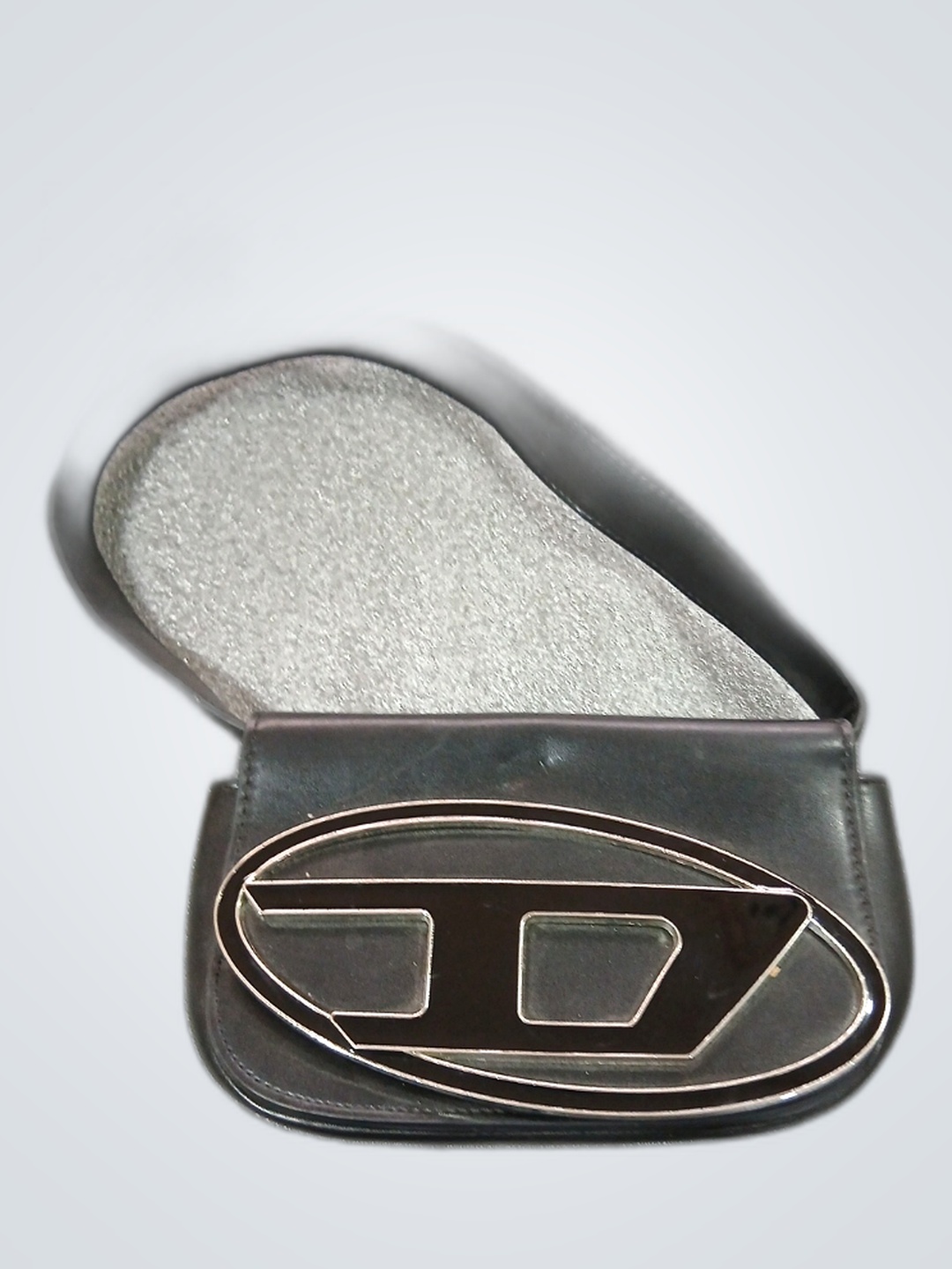 Mini sac à main en cuir noir Diesel