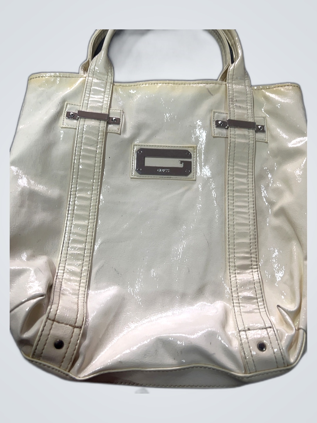White Guess Handbag