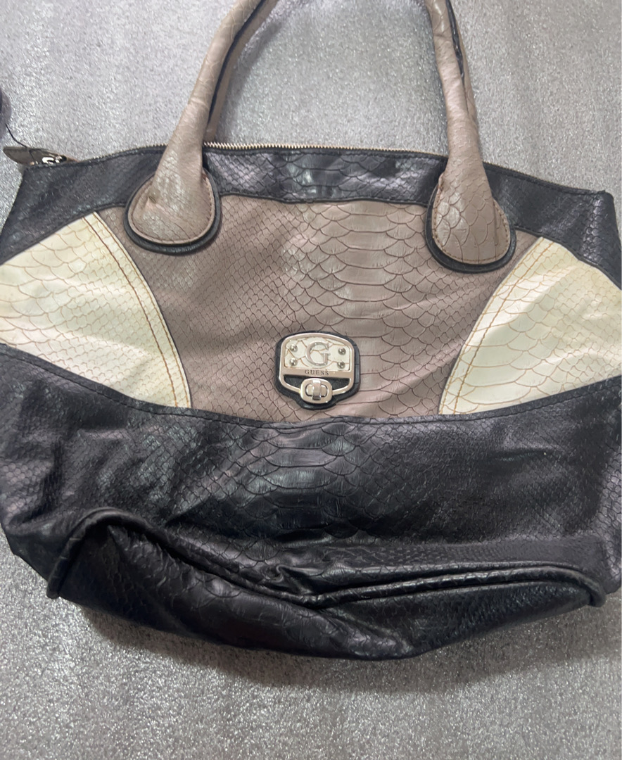 Guess Snake Print Tote Bag