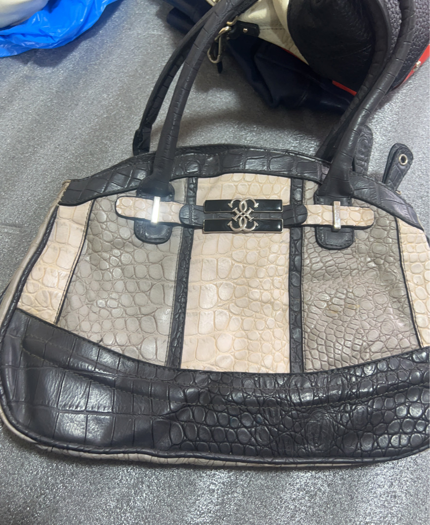 Guess Crocodile Print Handbag