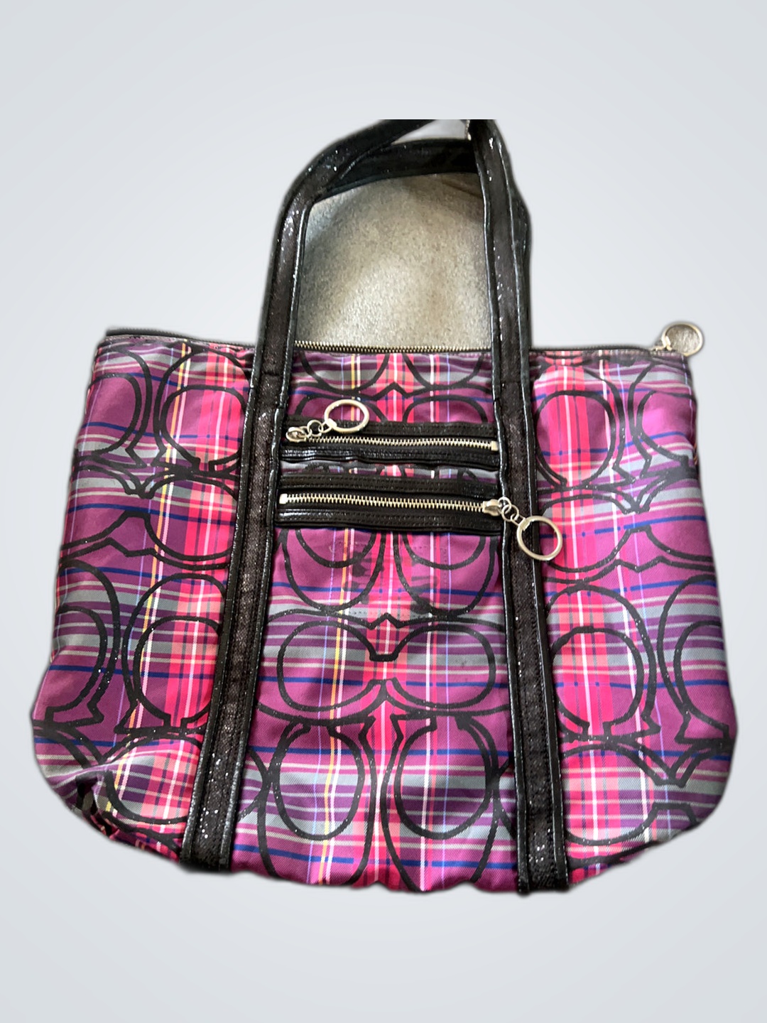 Coach Plaid Purse