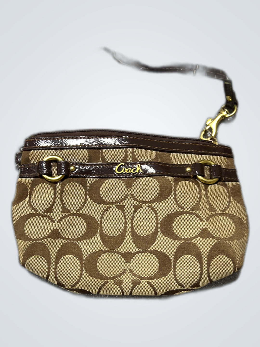 Coach Signature Wristlet