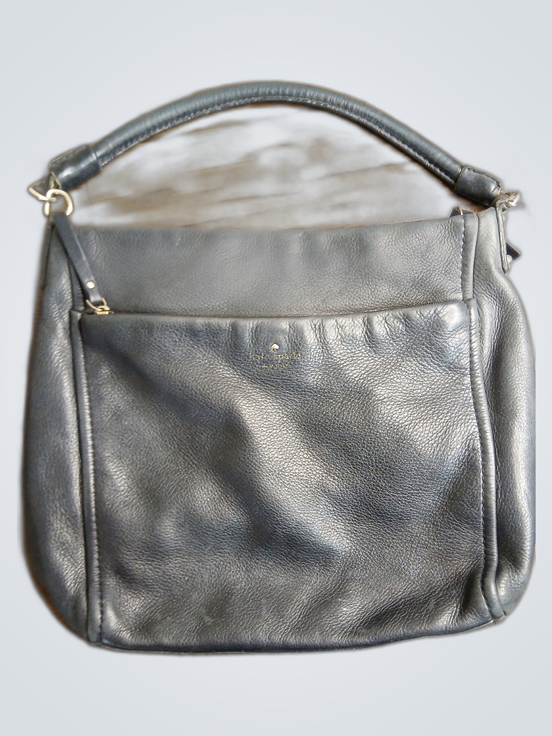 Black Leather Shoulder Bag