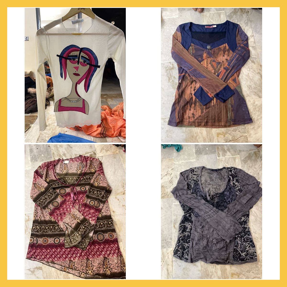 Printed Blouse Bundle: Cache Cache, SOGO Paris & M..