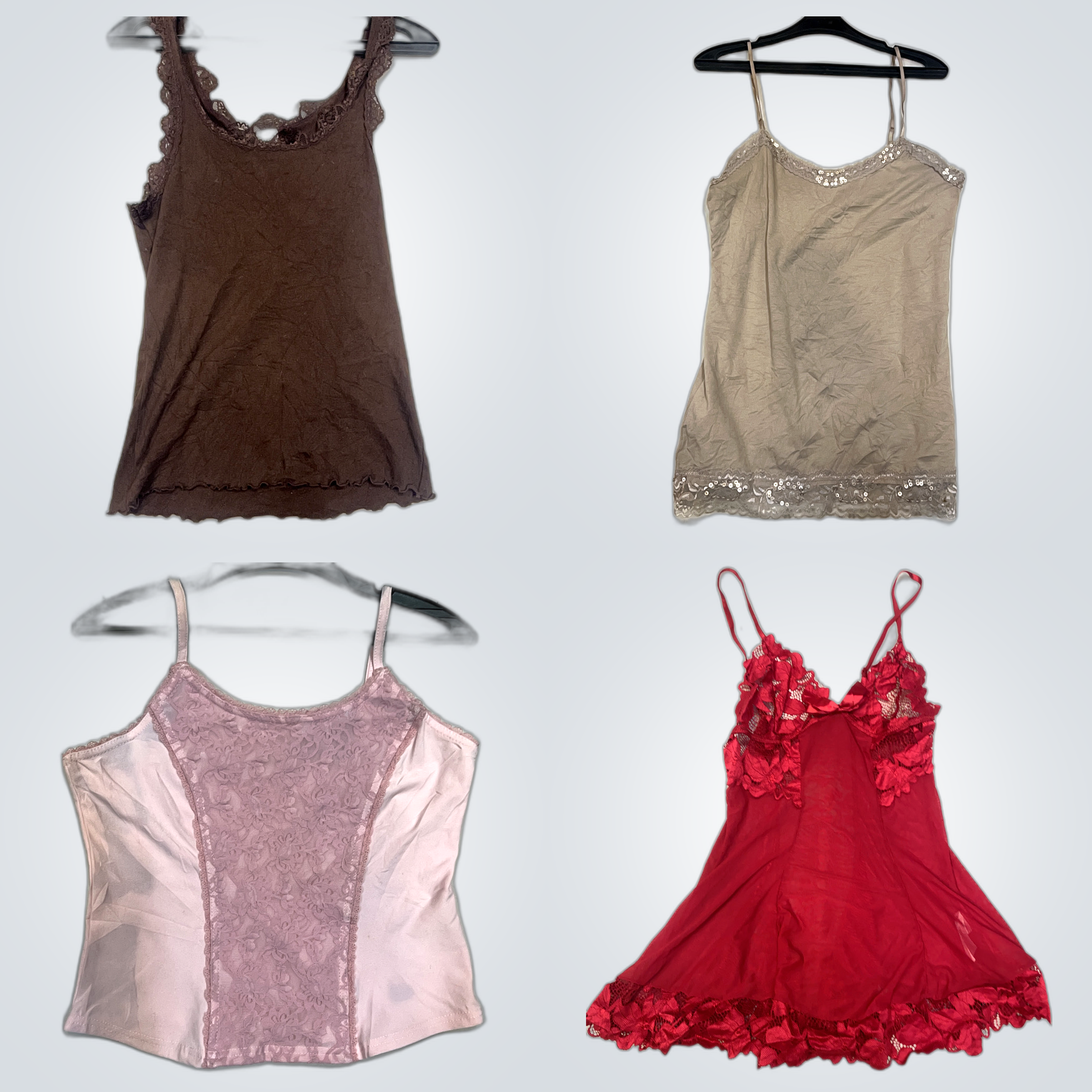 Lace Trim Camisoles Bundle