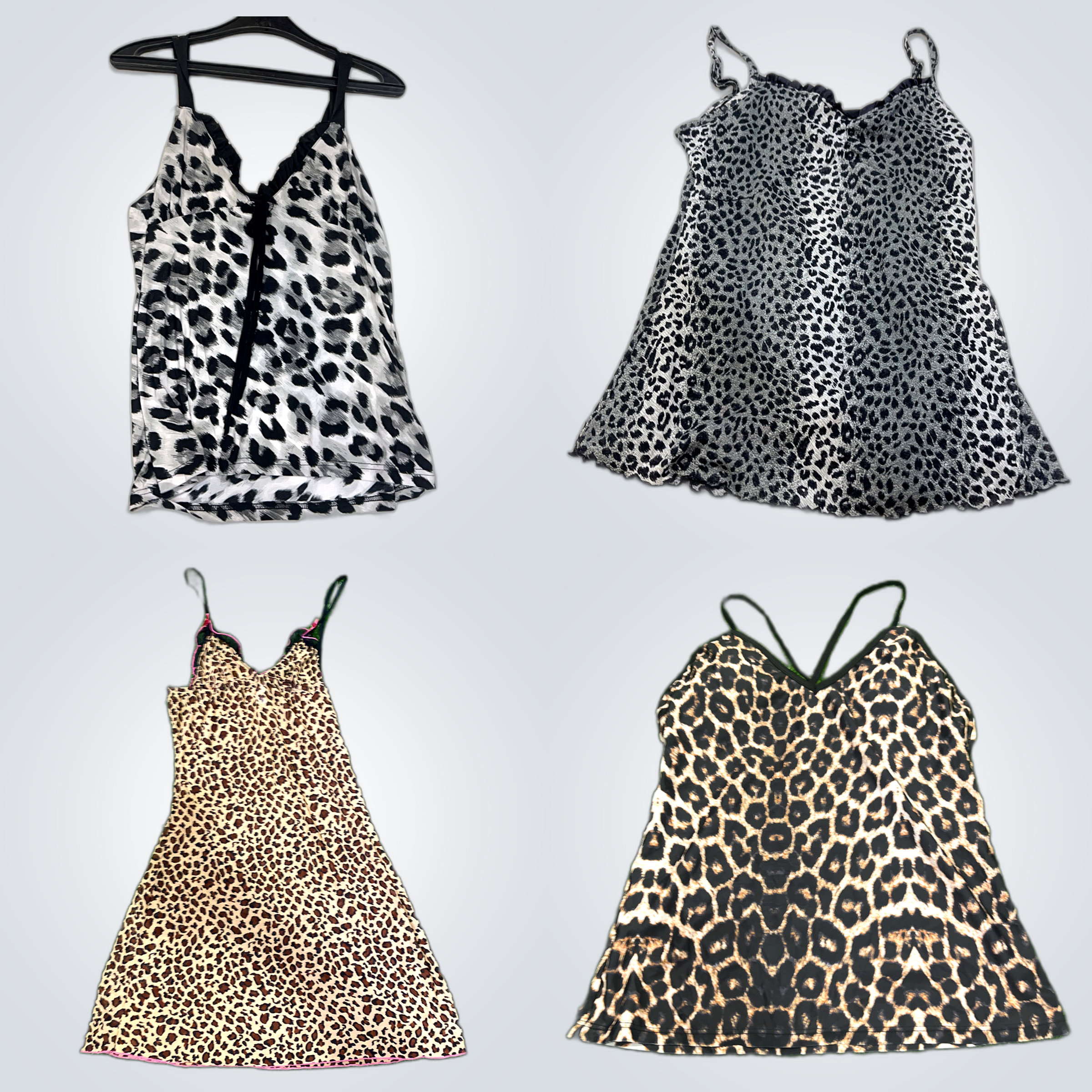 Y2K Leopard Camisoles Bundle