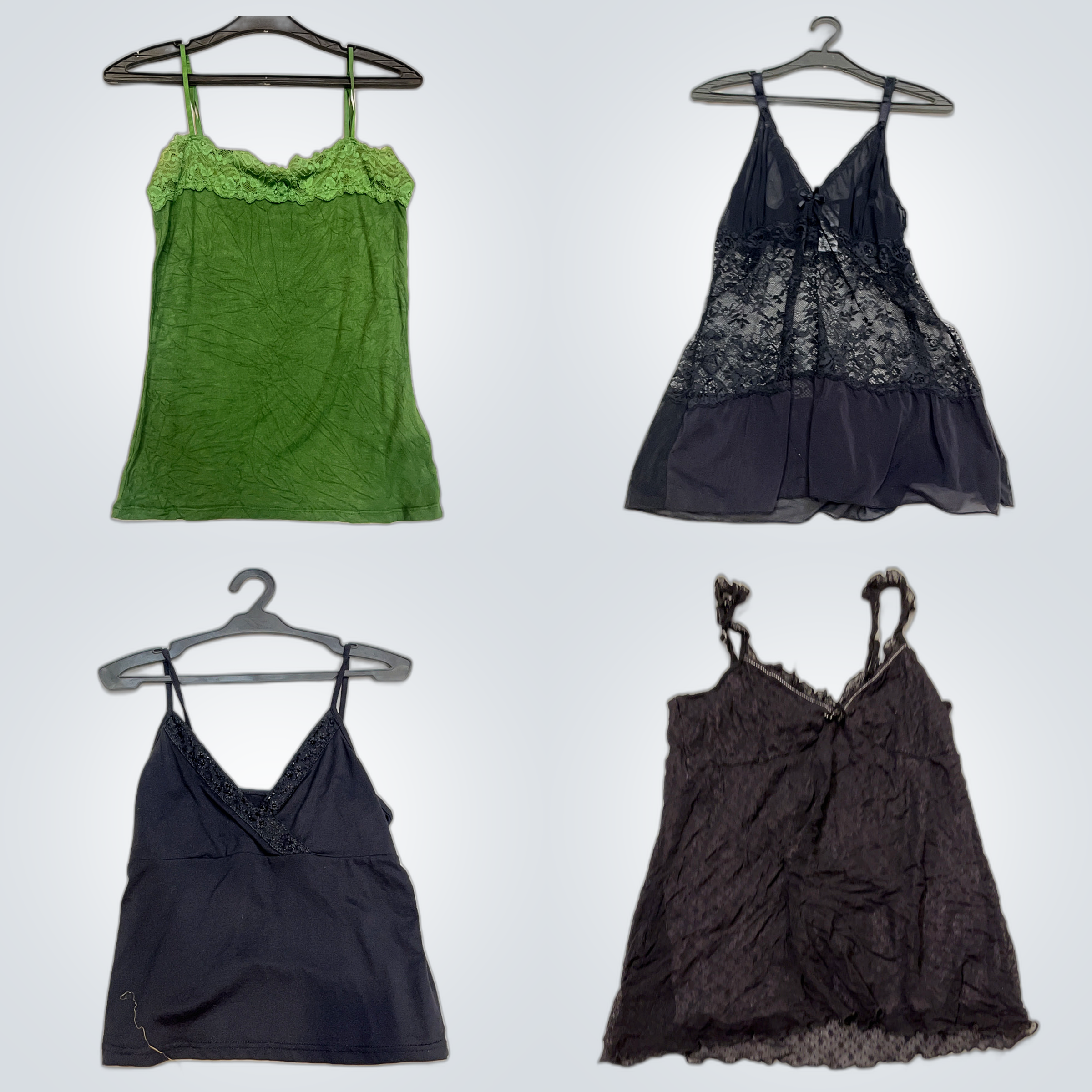 Y2K Lace Trim Camisoles